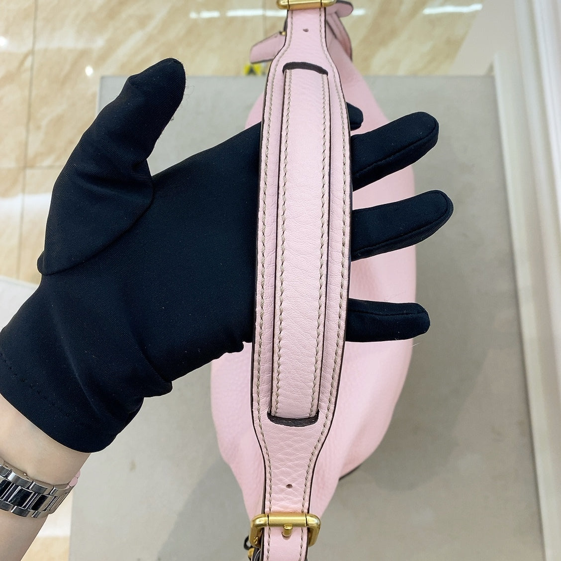 MCM Pink Hobo