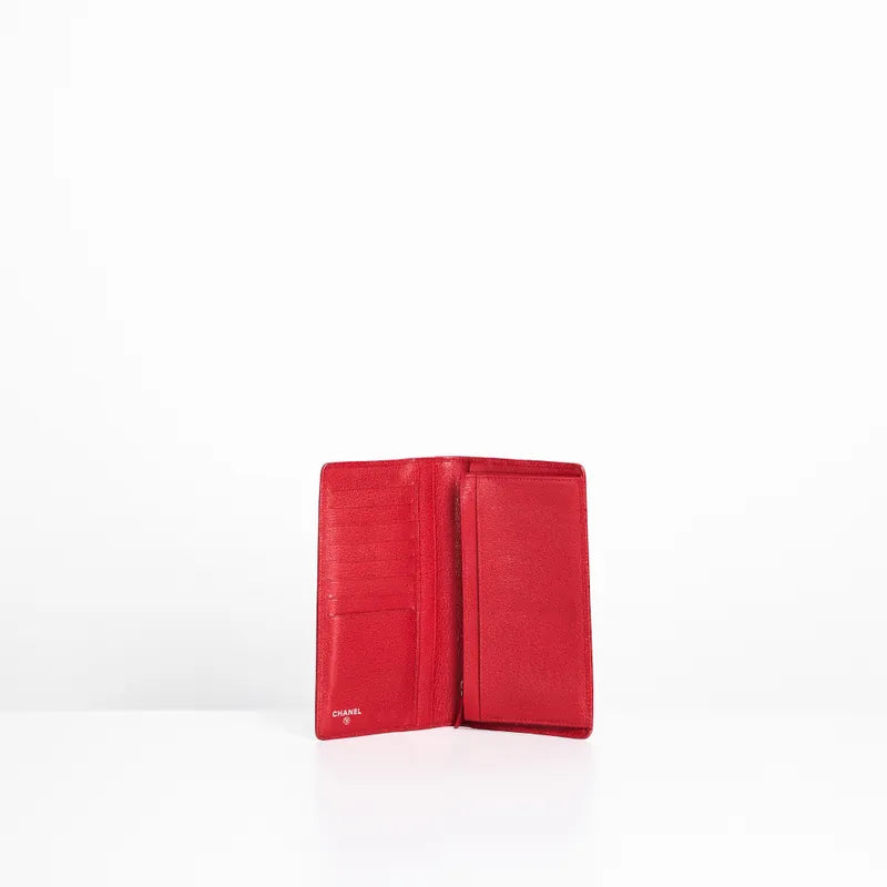 Chanel Camellia Red Wallet