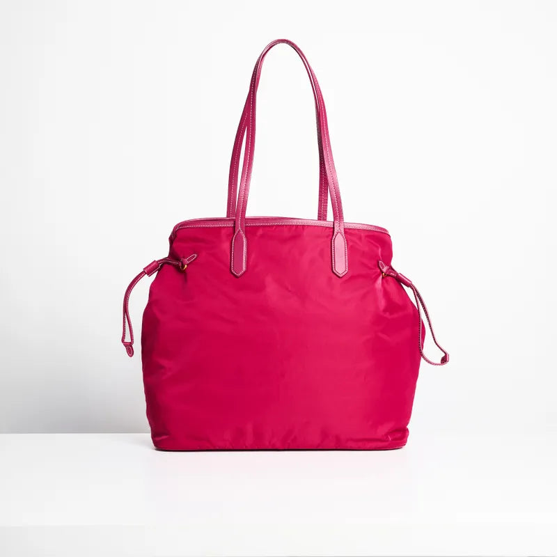 Prada Pink Nylon Tote Bag