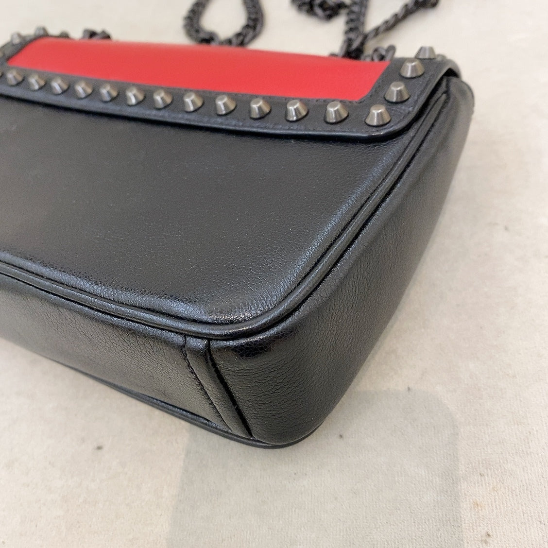 Prada Studded Crossbody Sling Bag