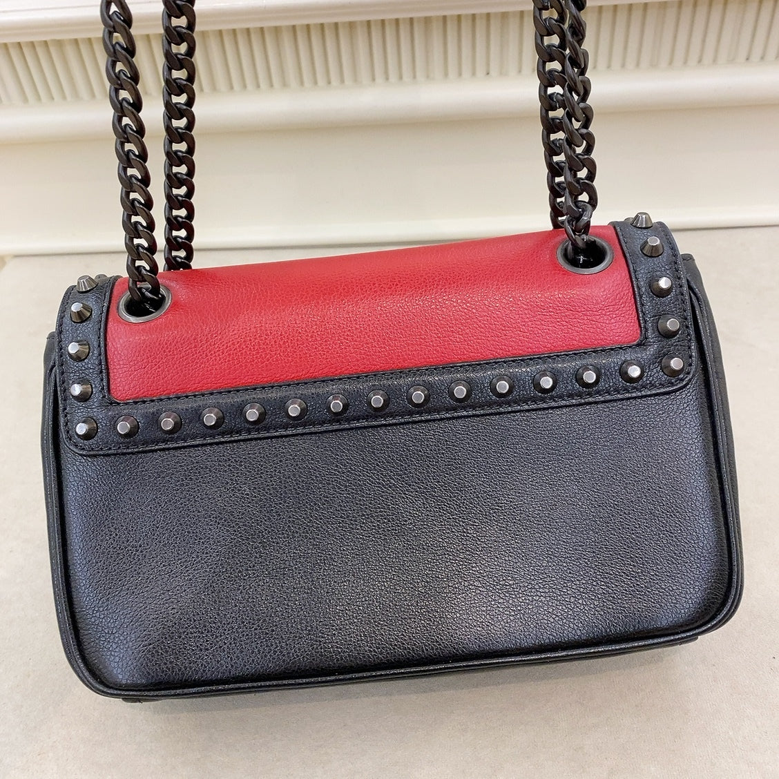 Prada Studded Crossbody Sling Bag