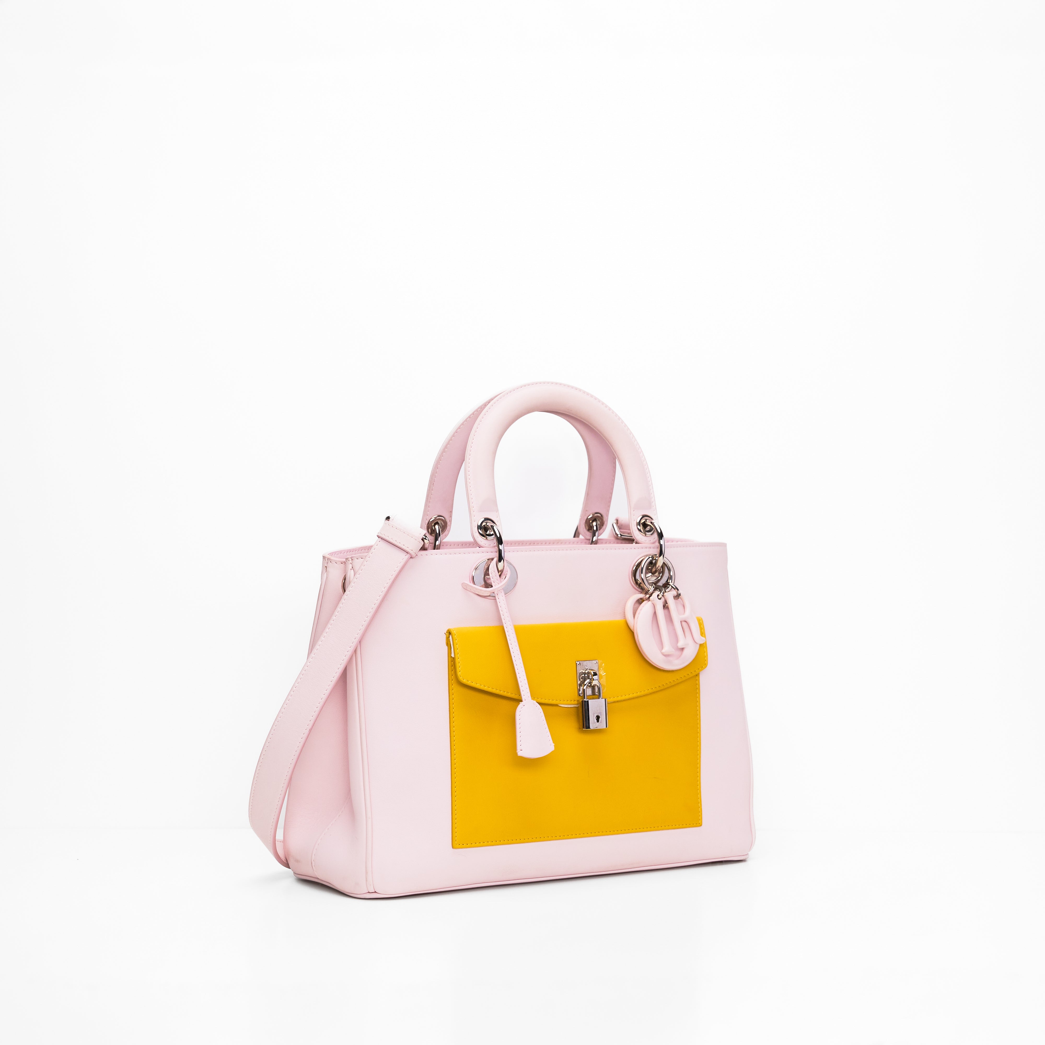 Christian Dior Tricolour Front Pocket Tote Bag