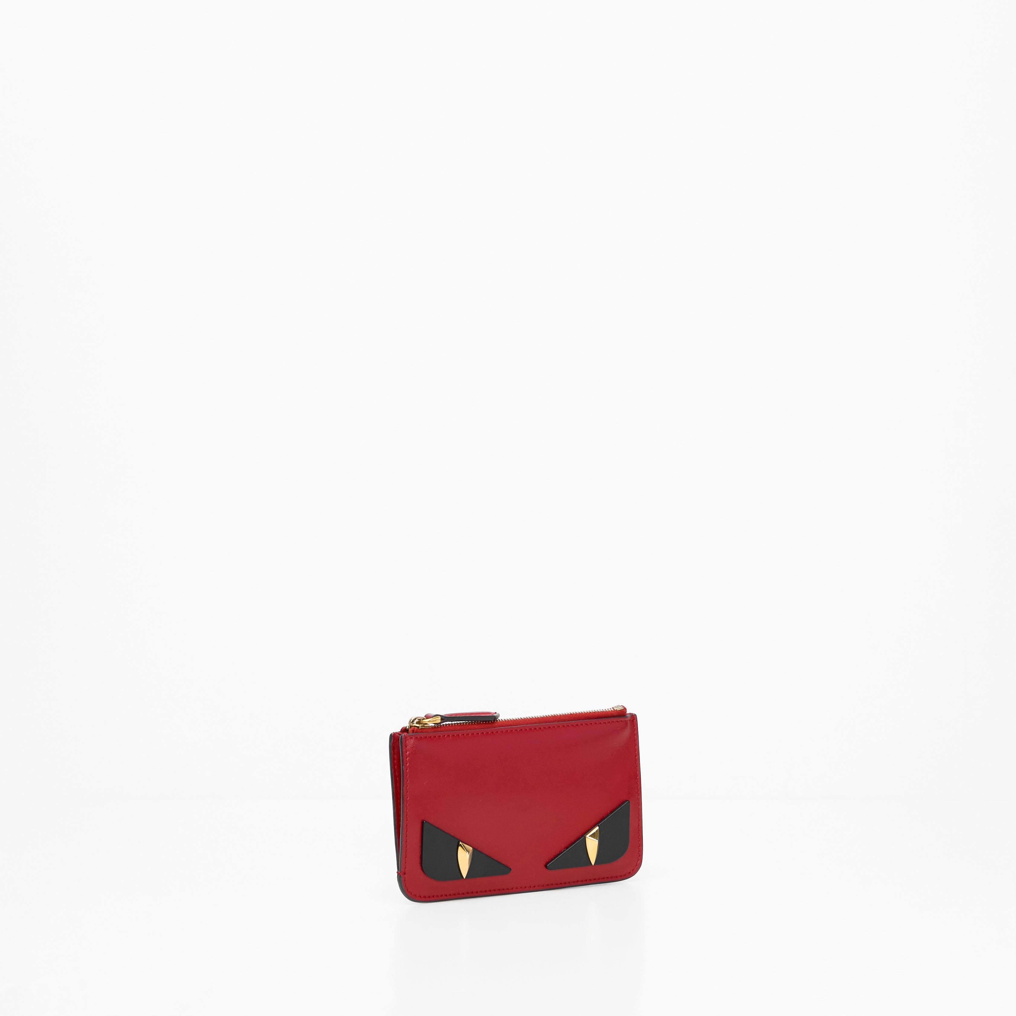 Fendi Crayons Red Leather Key Holder