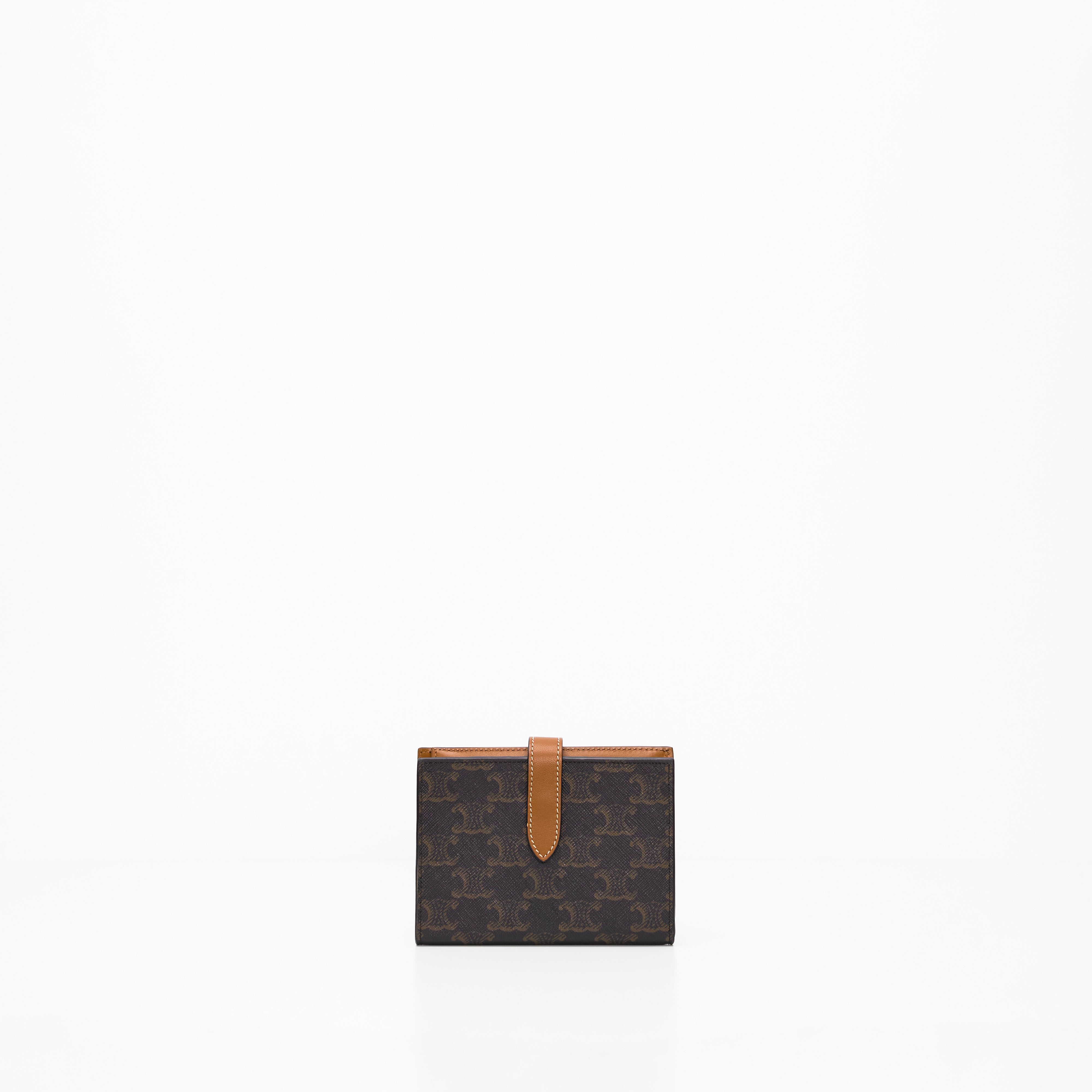 Celine Small Strap Wallet in Triomphe Canvas