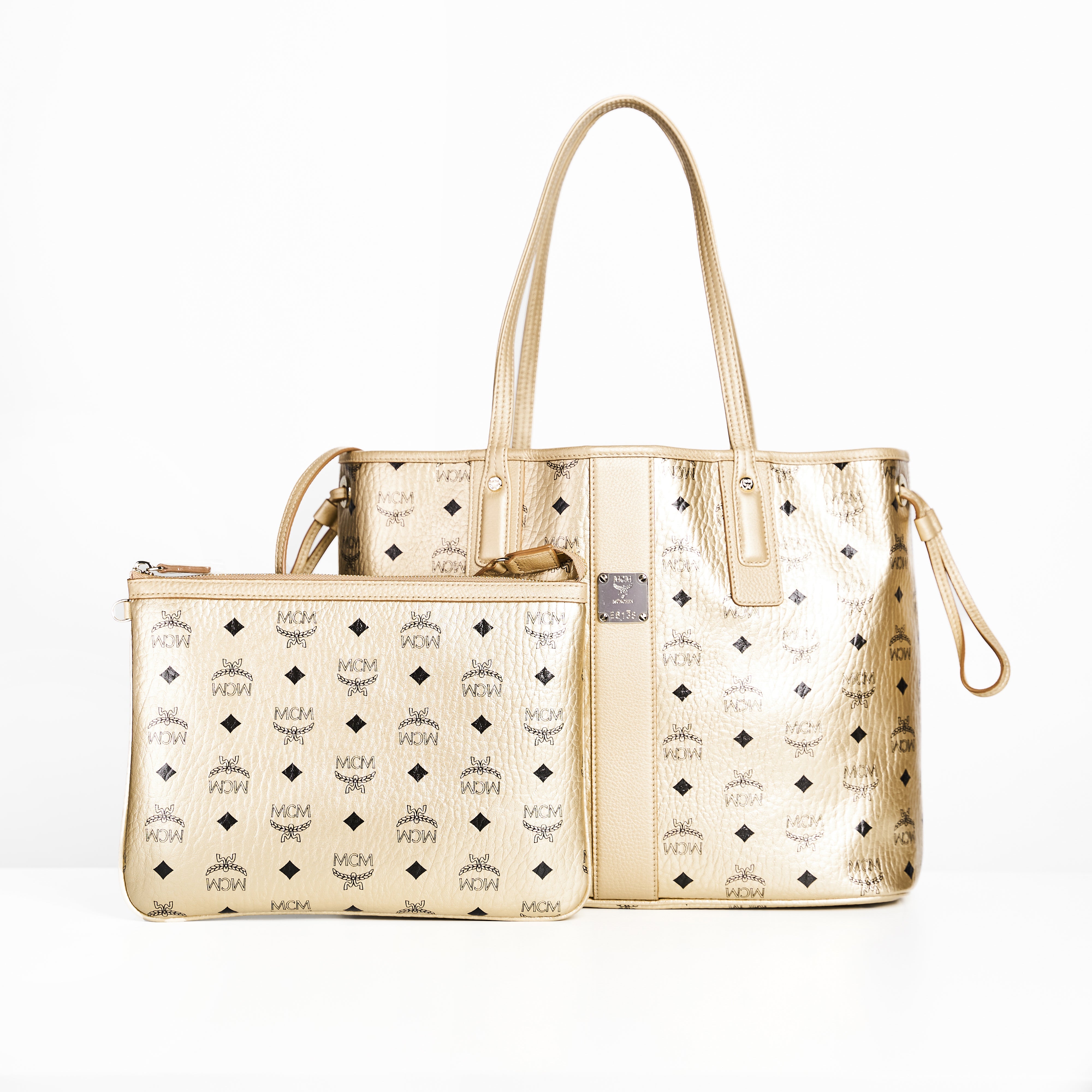 Mcm Handbag On Sale|luxury Sheepskin Leather Shoulder Bag For Women -  Versatile Zippered Tote