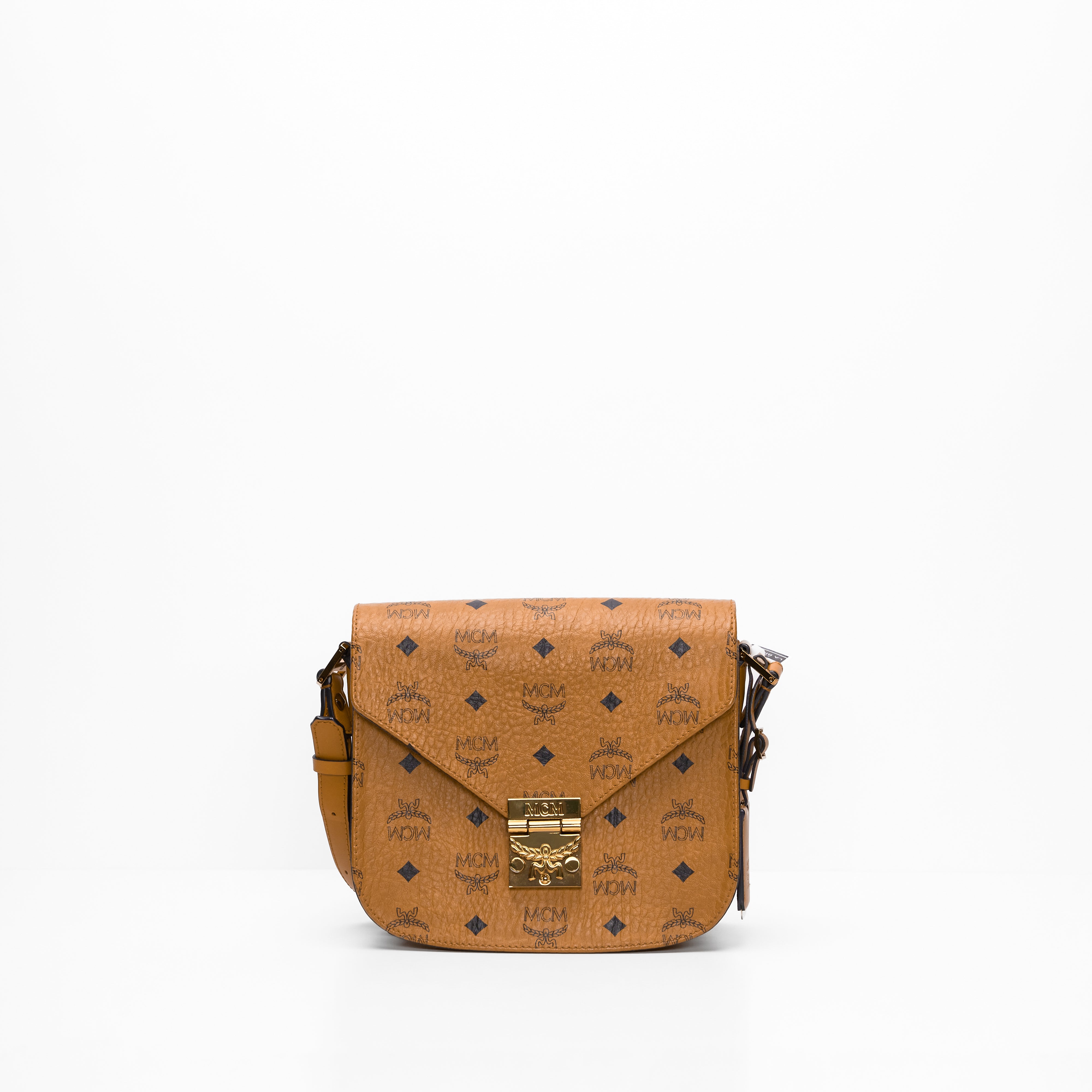 brown mcm crossbody bag