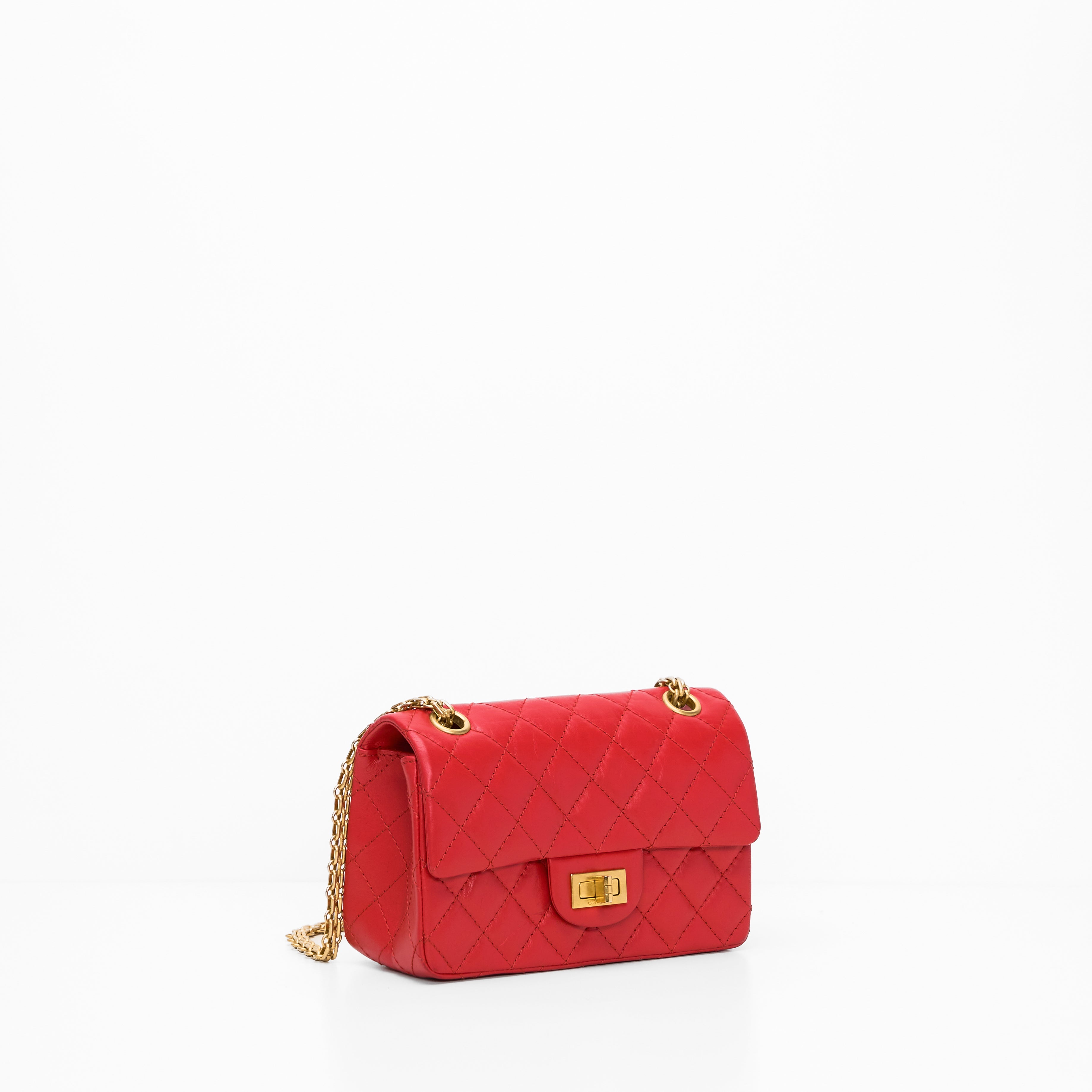 CHANEL 2.55 MINI IN RED