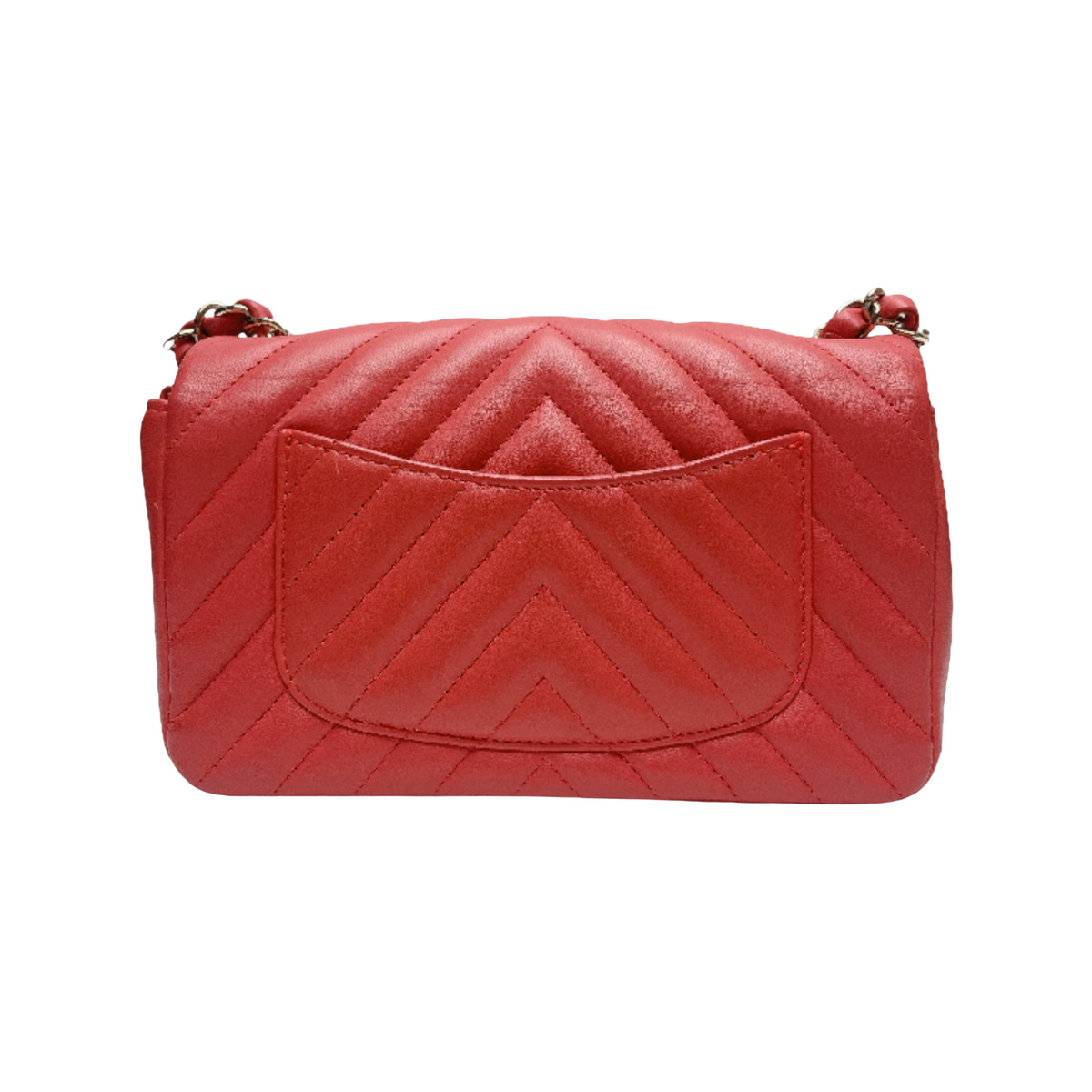 CHANEL CHEVRON RECTANGULAR FLAP