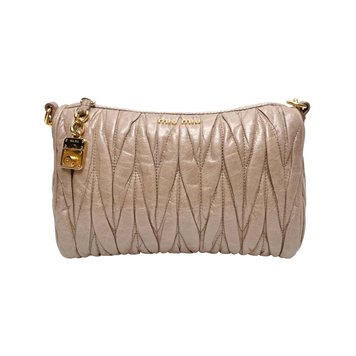 MIUMIU MATELASSÉ LUX SHOULDER BAG