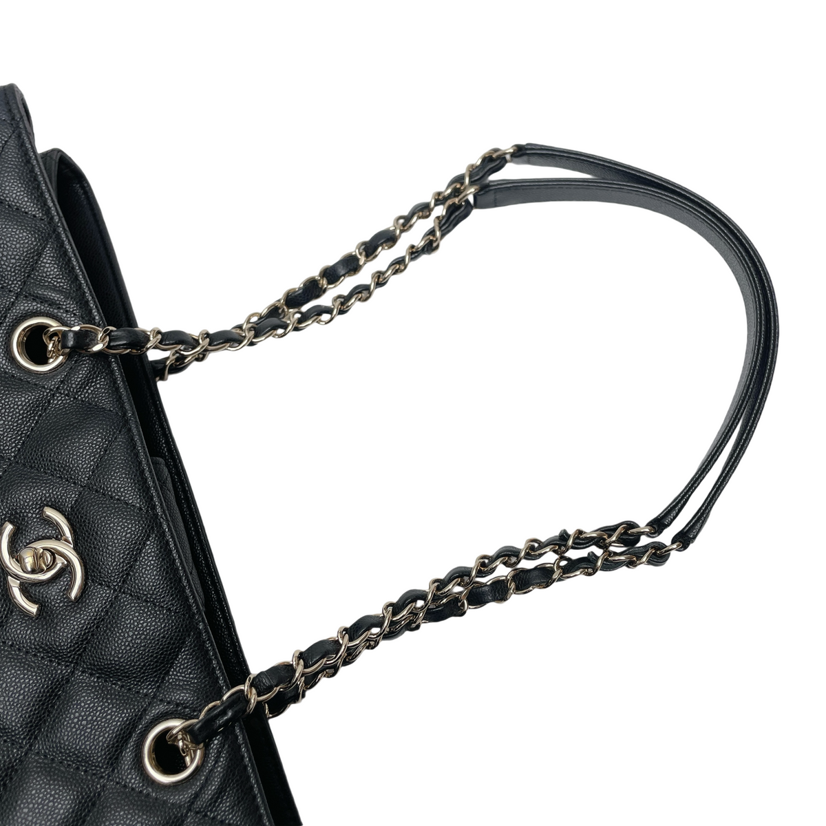CHANEL GRAND SHOPPING TOTE IN GHW