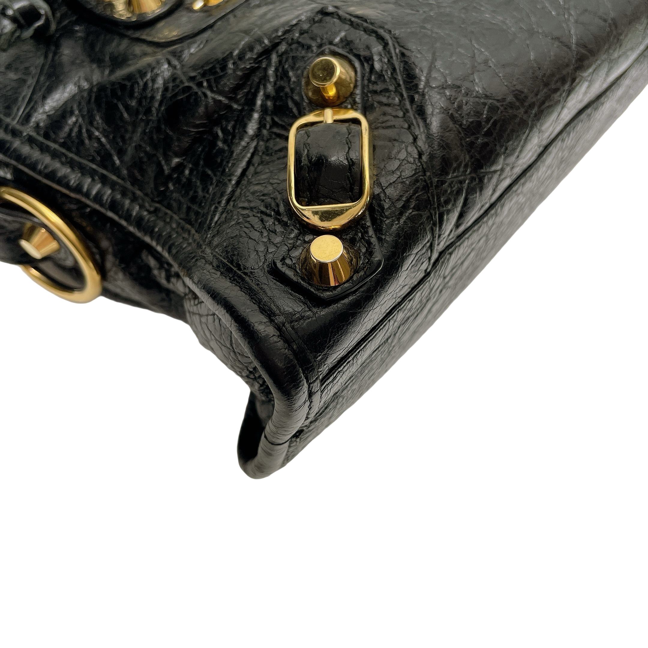 BALENCIAGA CITY MINI BLACK IN TASSLE