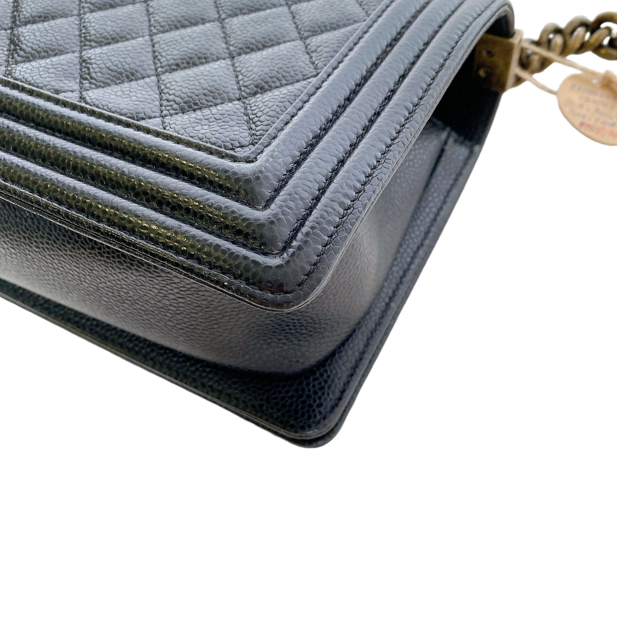 CHANEL LE BOY MEDIUM IN BLACK