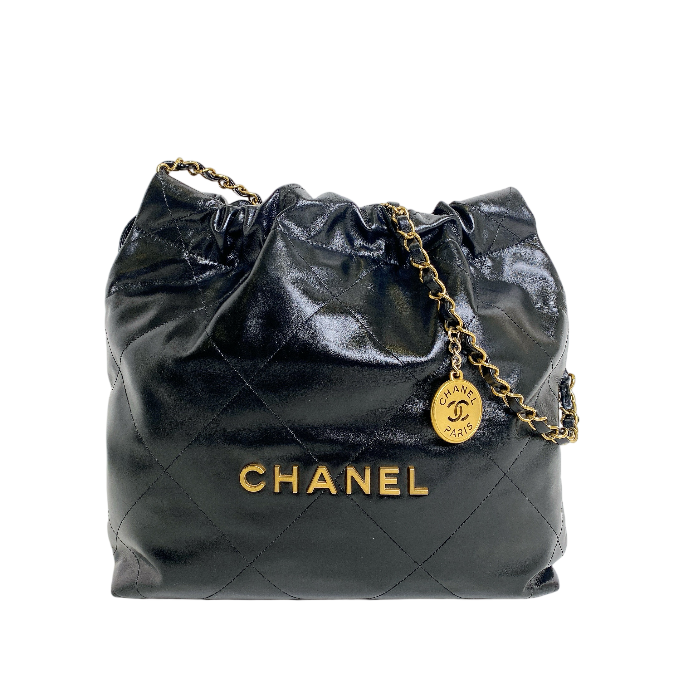CHANEL 22 SMALL IN BLACK