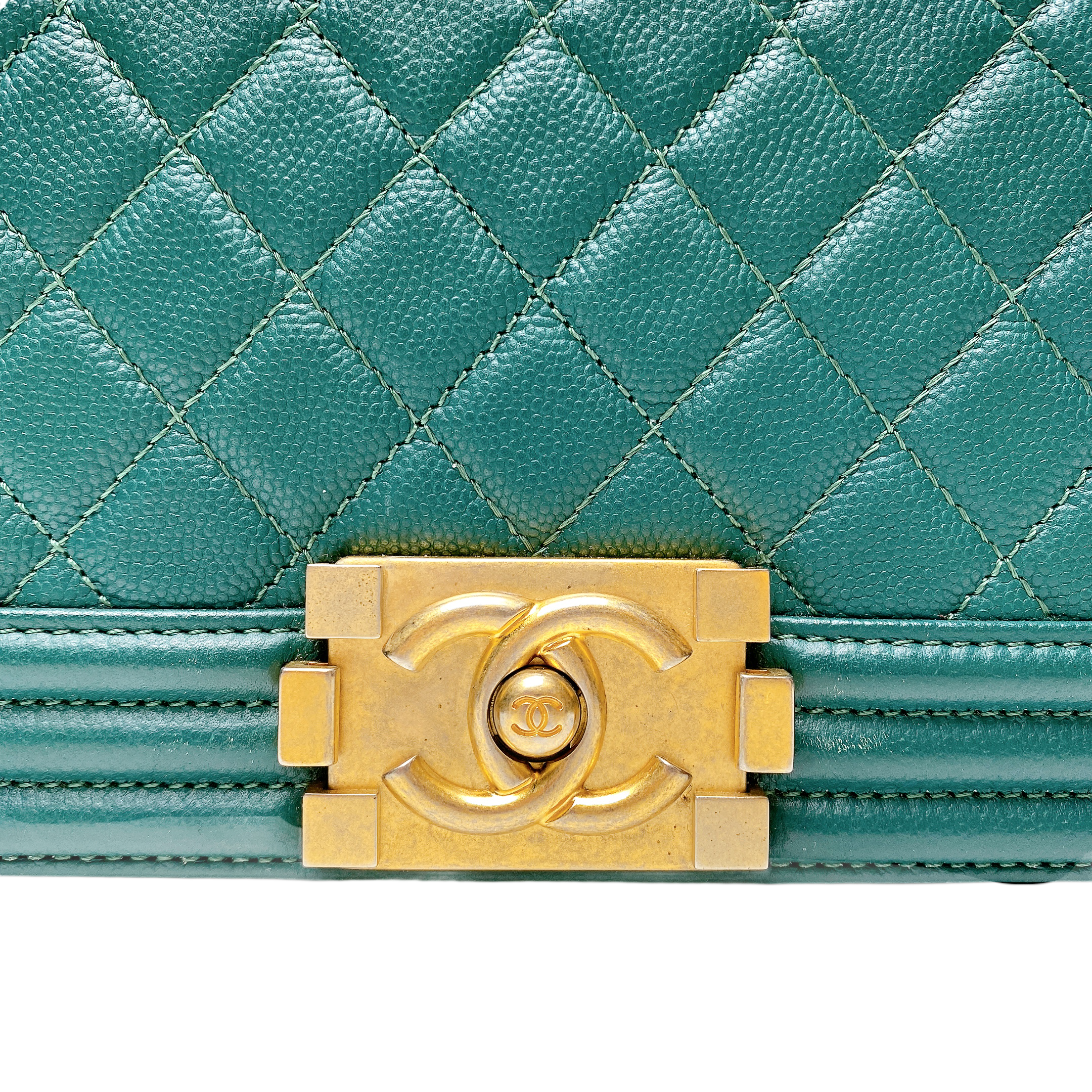 CHANEL LEBOY MEDIUM IN GREEN