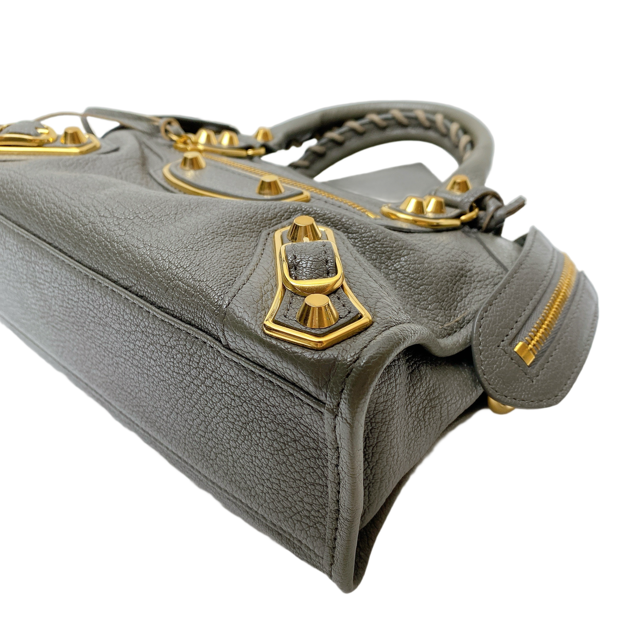 BALENCIAGA CITY MINI EDGE GREY