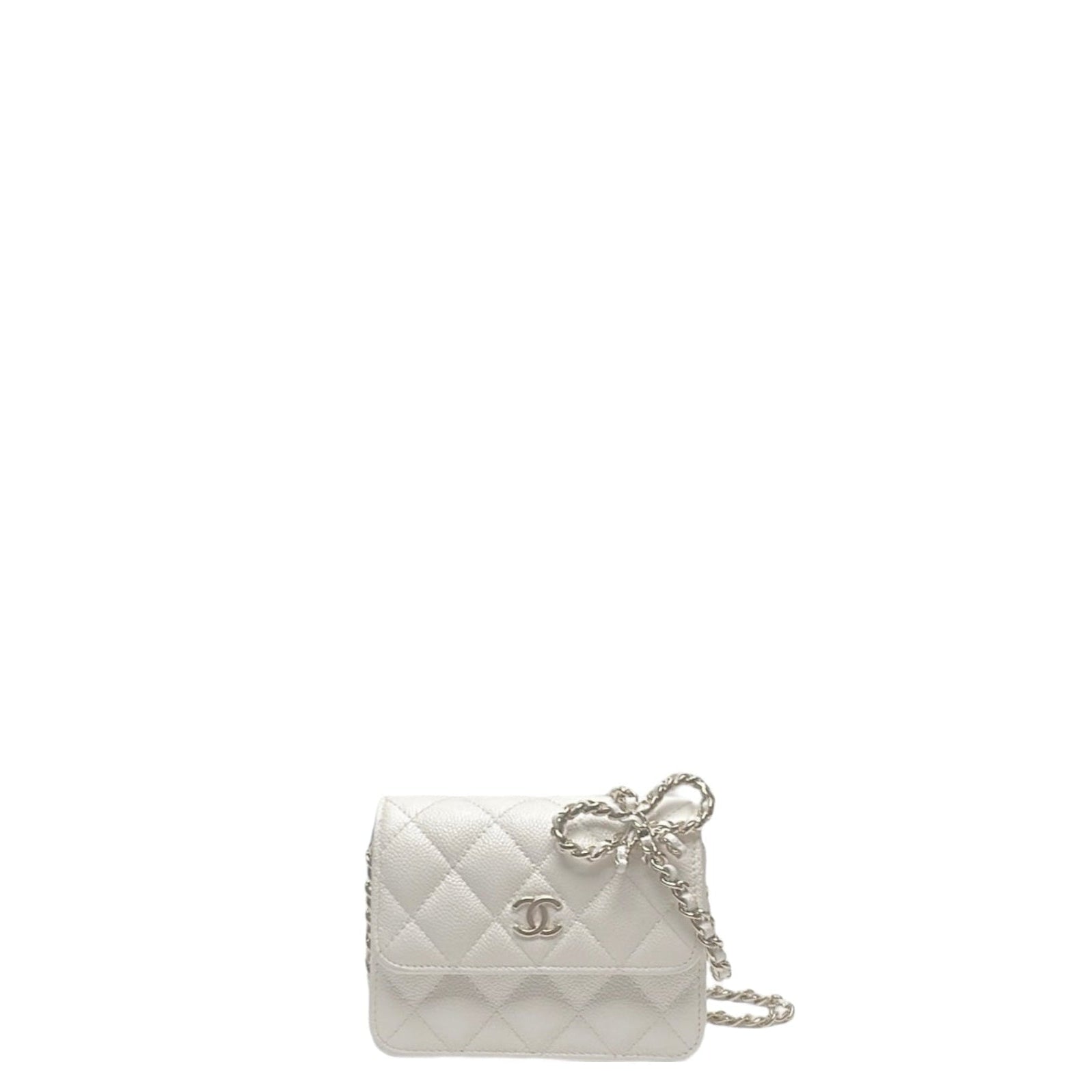 CHANEL BOW MINI WALLET ON CHAIN