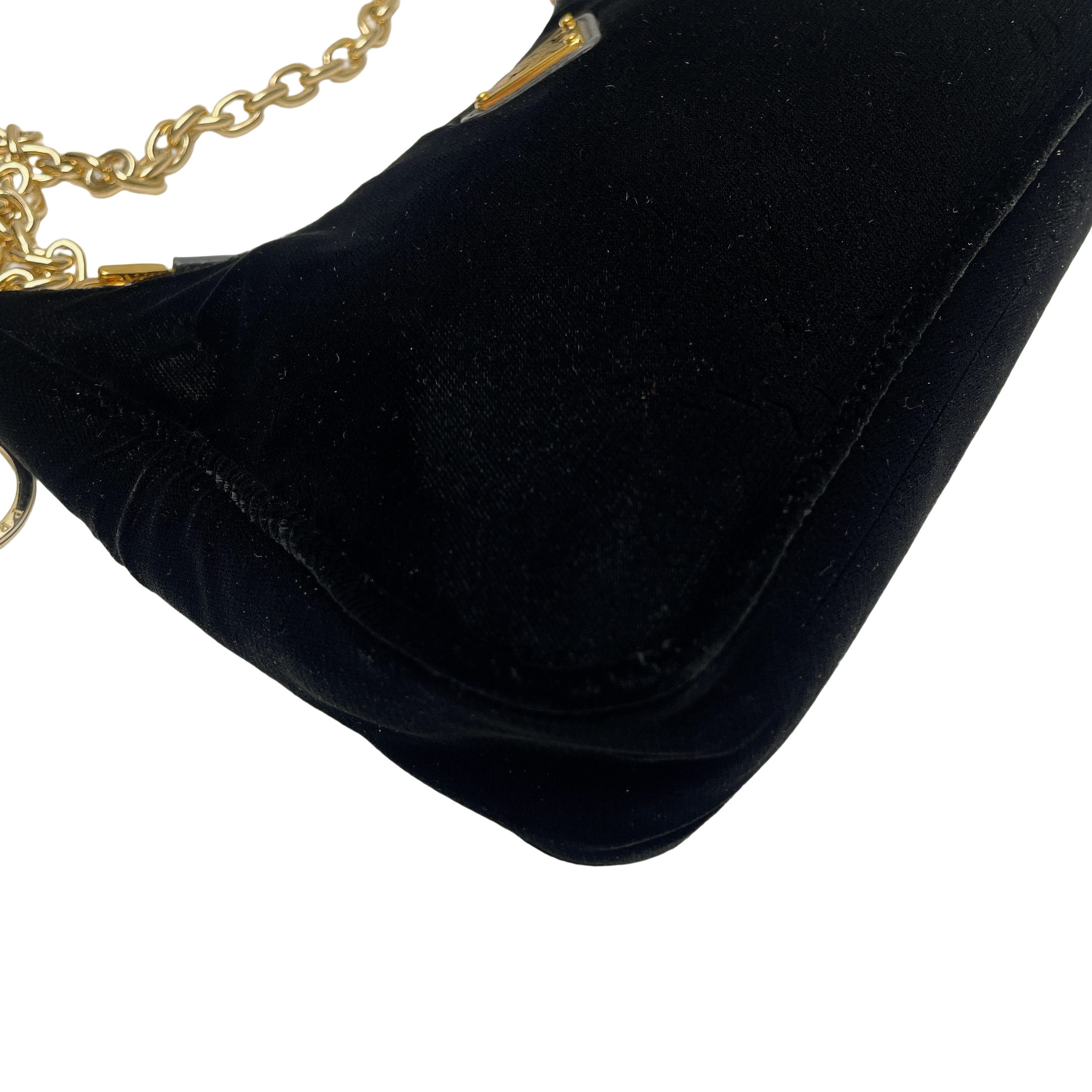PRADA MINI VELVET SHOULDER BAG