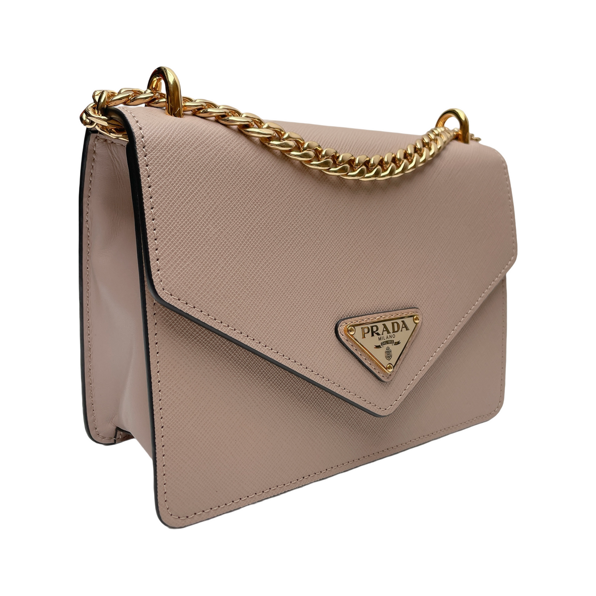 PRADA SAFFIANO ENVELOPE SHOULDER BAG