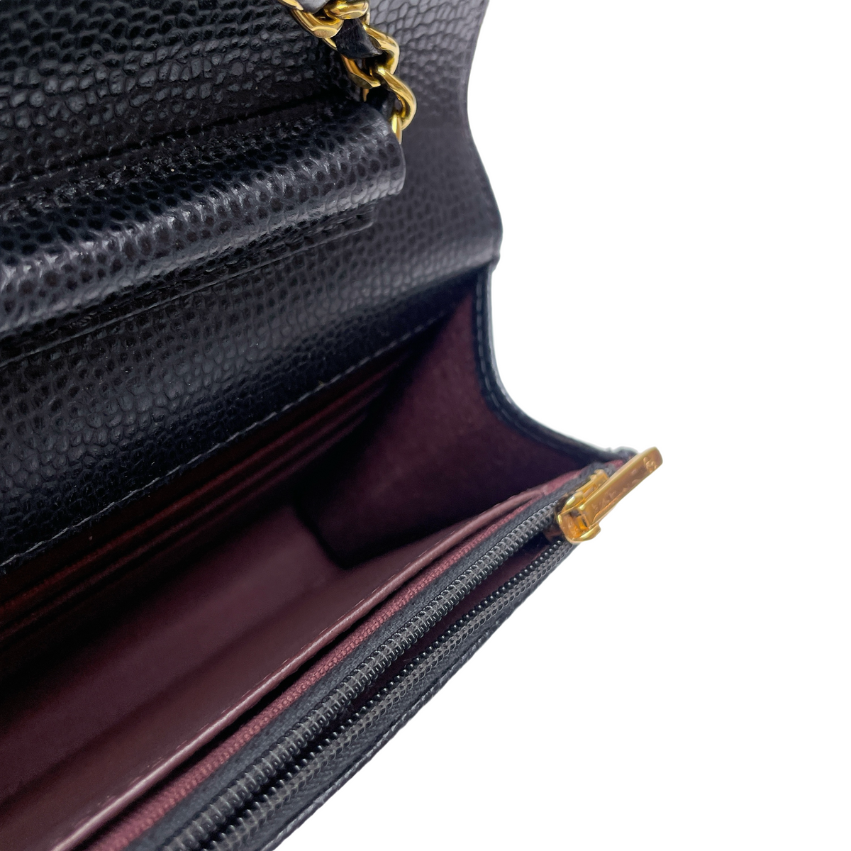 CHANEL WALLET TURN LOCK WALLET ON CHAIN