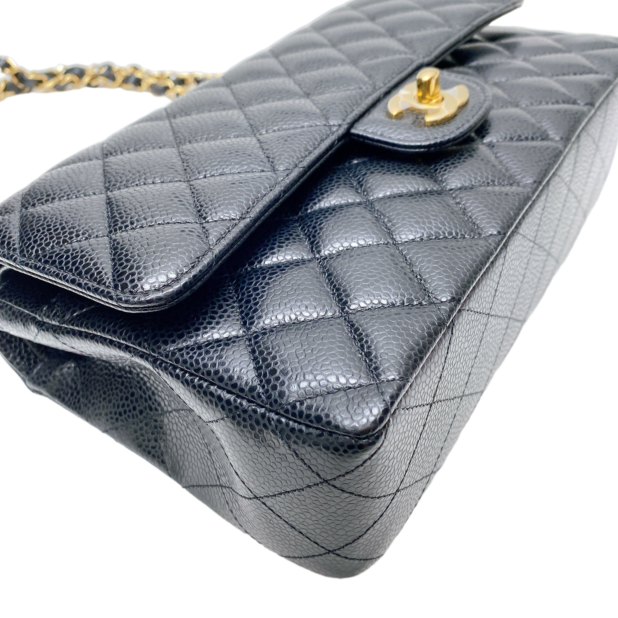 CHANEL CF MEDIUM IN CAVIAR GHW