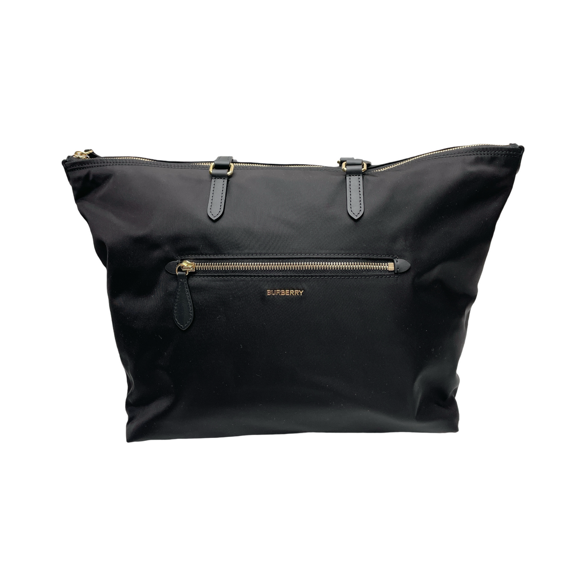BURBERRY NYLON ZIP TOTE