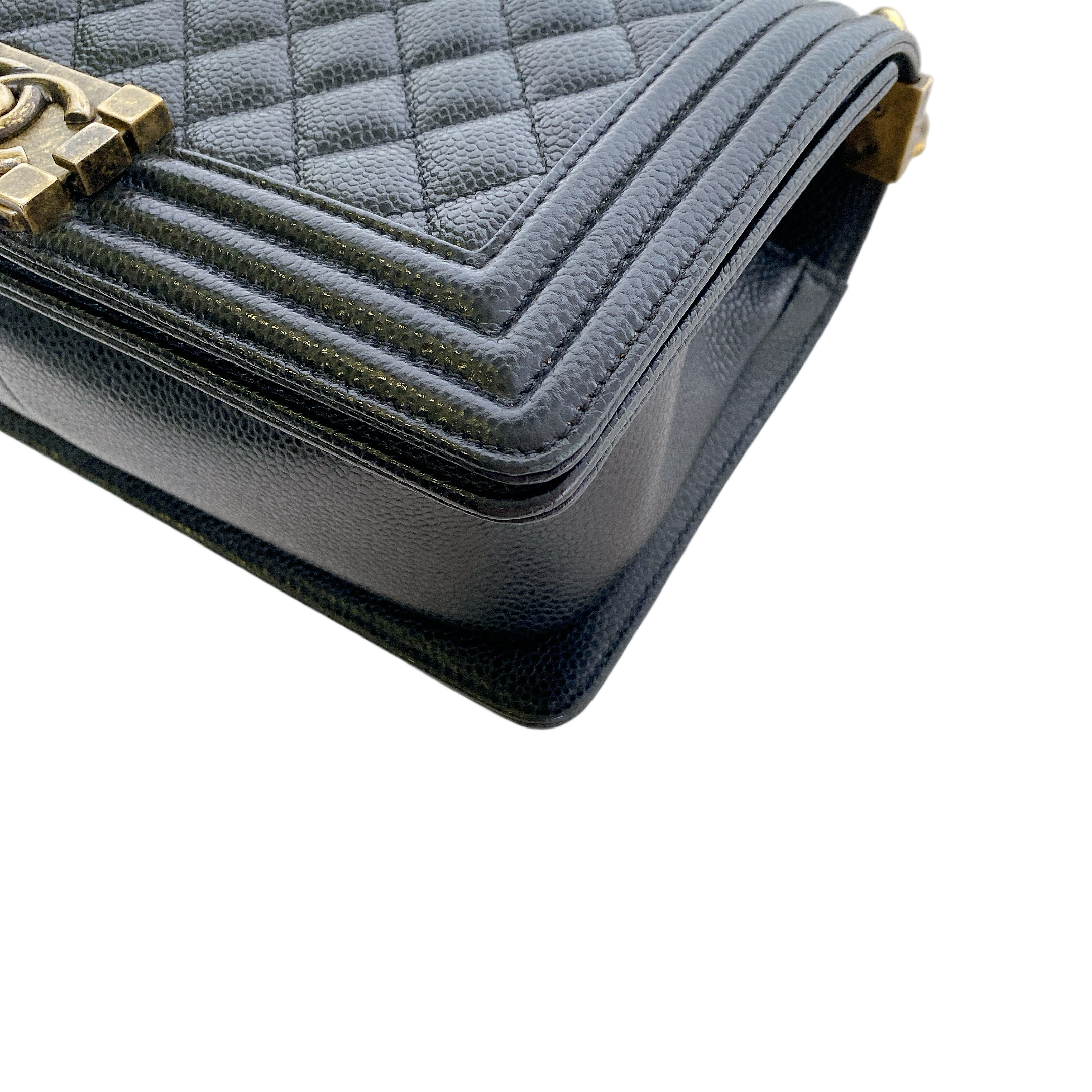 CHANEL LE BOY MEDIUM IN BLACK