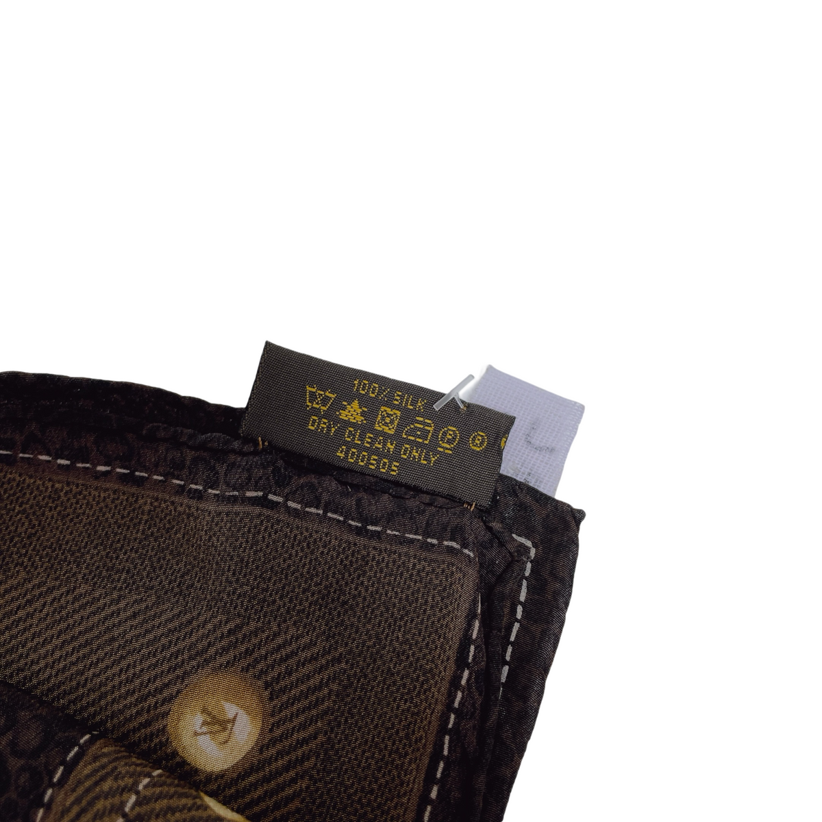 LV DENIM TRUNK PRINT SQUARE SCARF