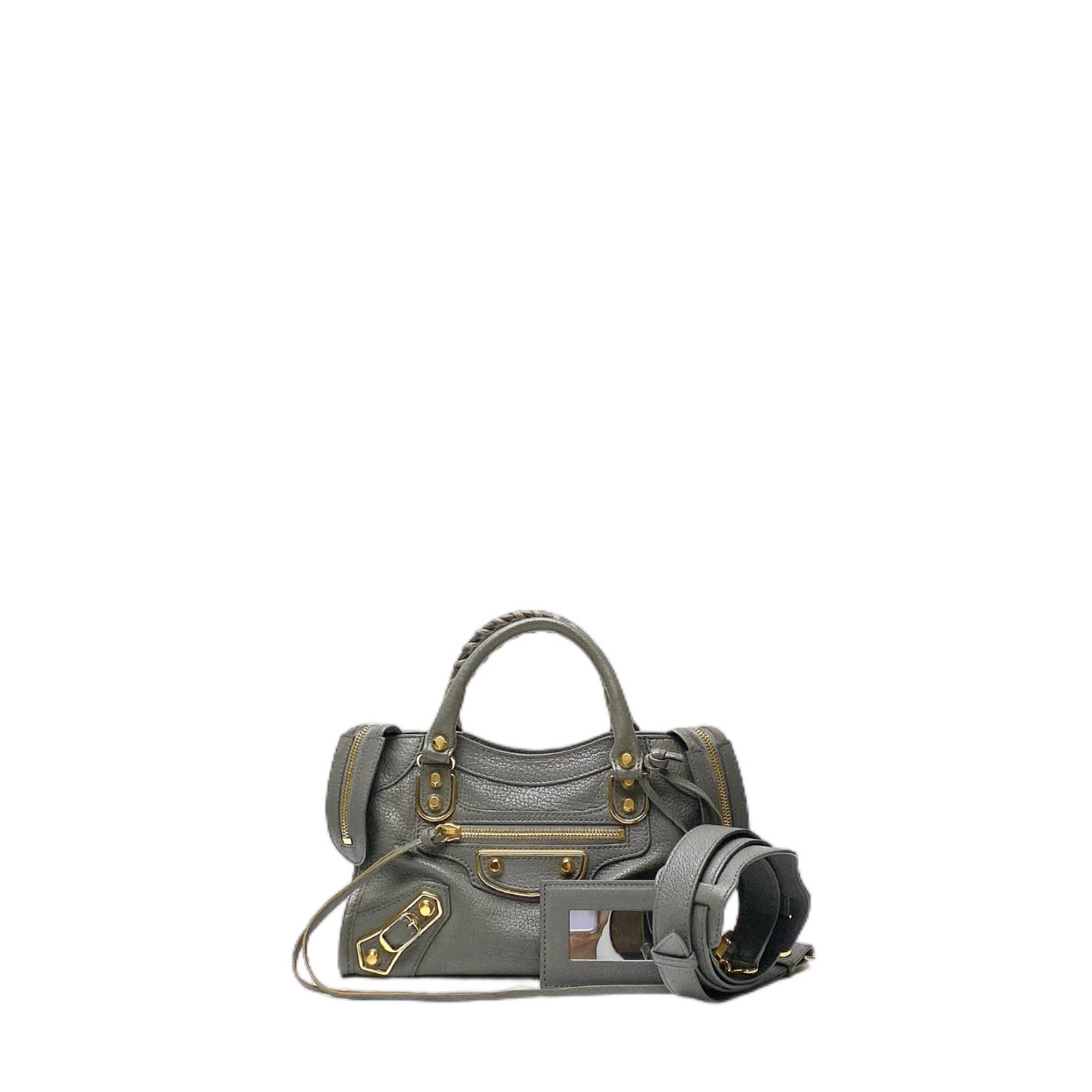 BALENCIAGA CITY MINI EDGE GREY