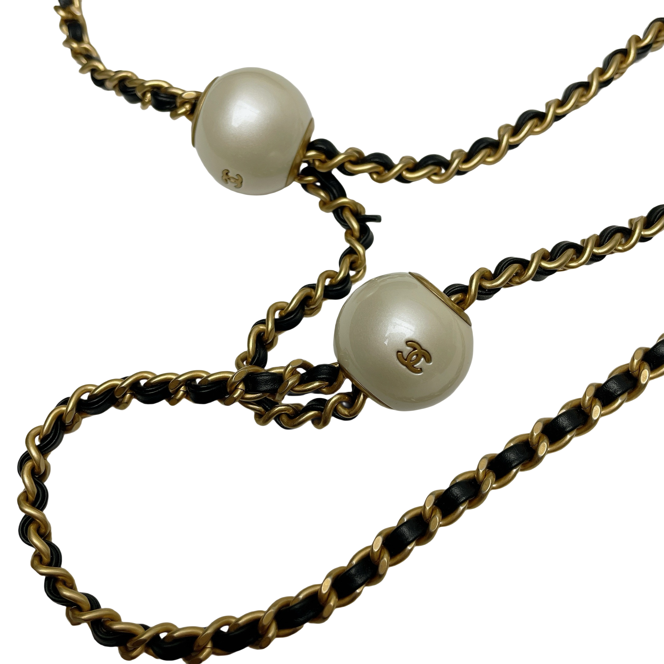 CHANEL FLAP MINI SQUARE DOUBLE PEARL CRUSH