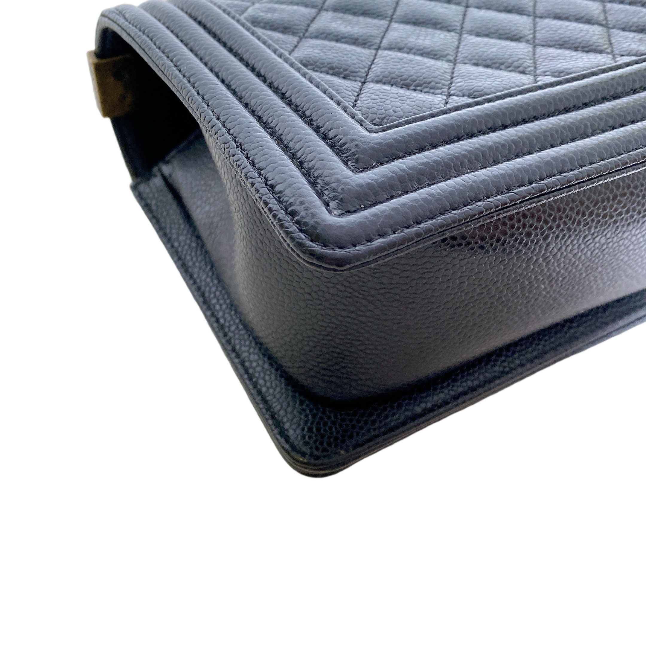 CHANEL LE BOY MEDIUM IN BLACK