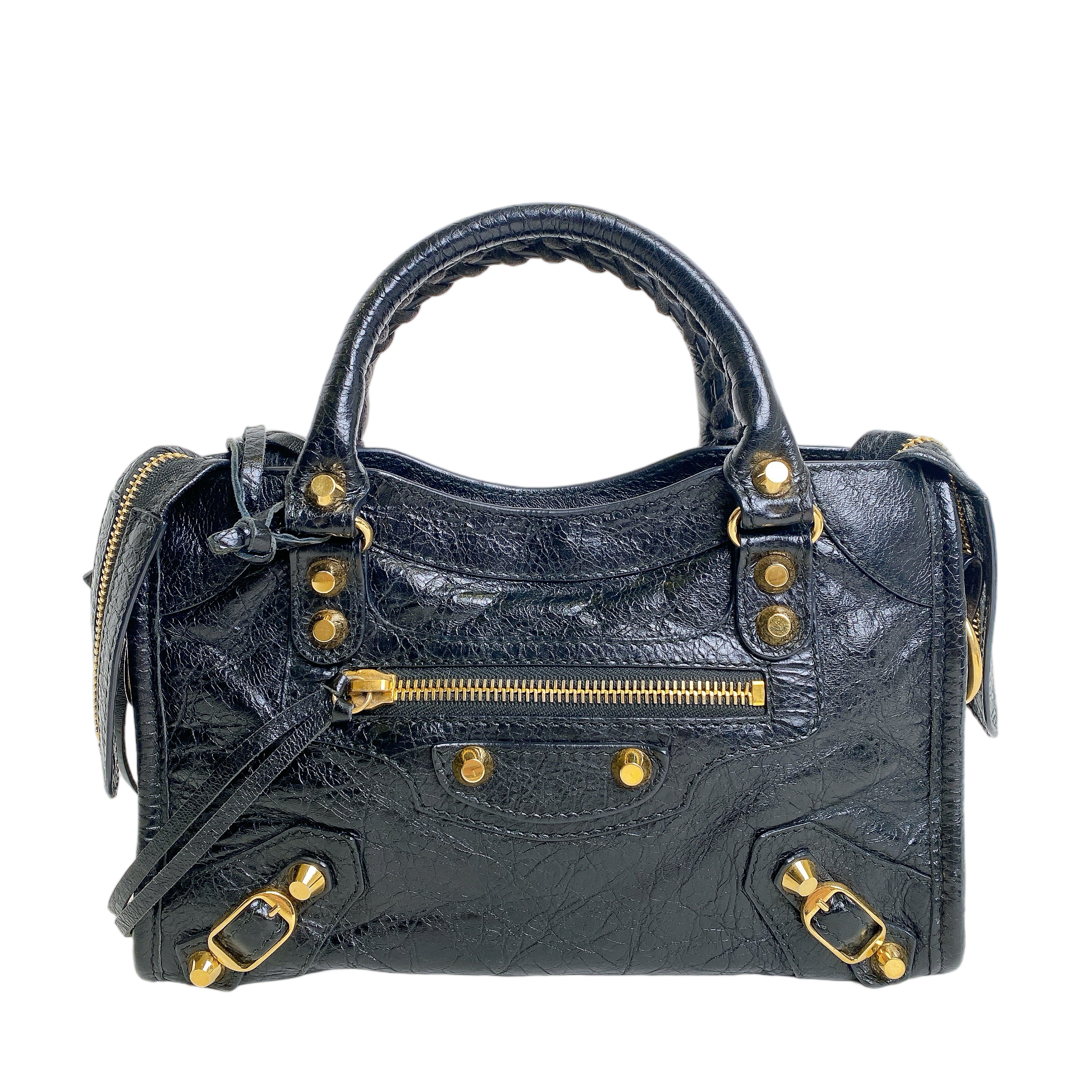 BALENCIAGA CITY MINI BLACK IN TASSLE