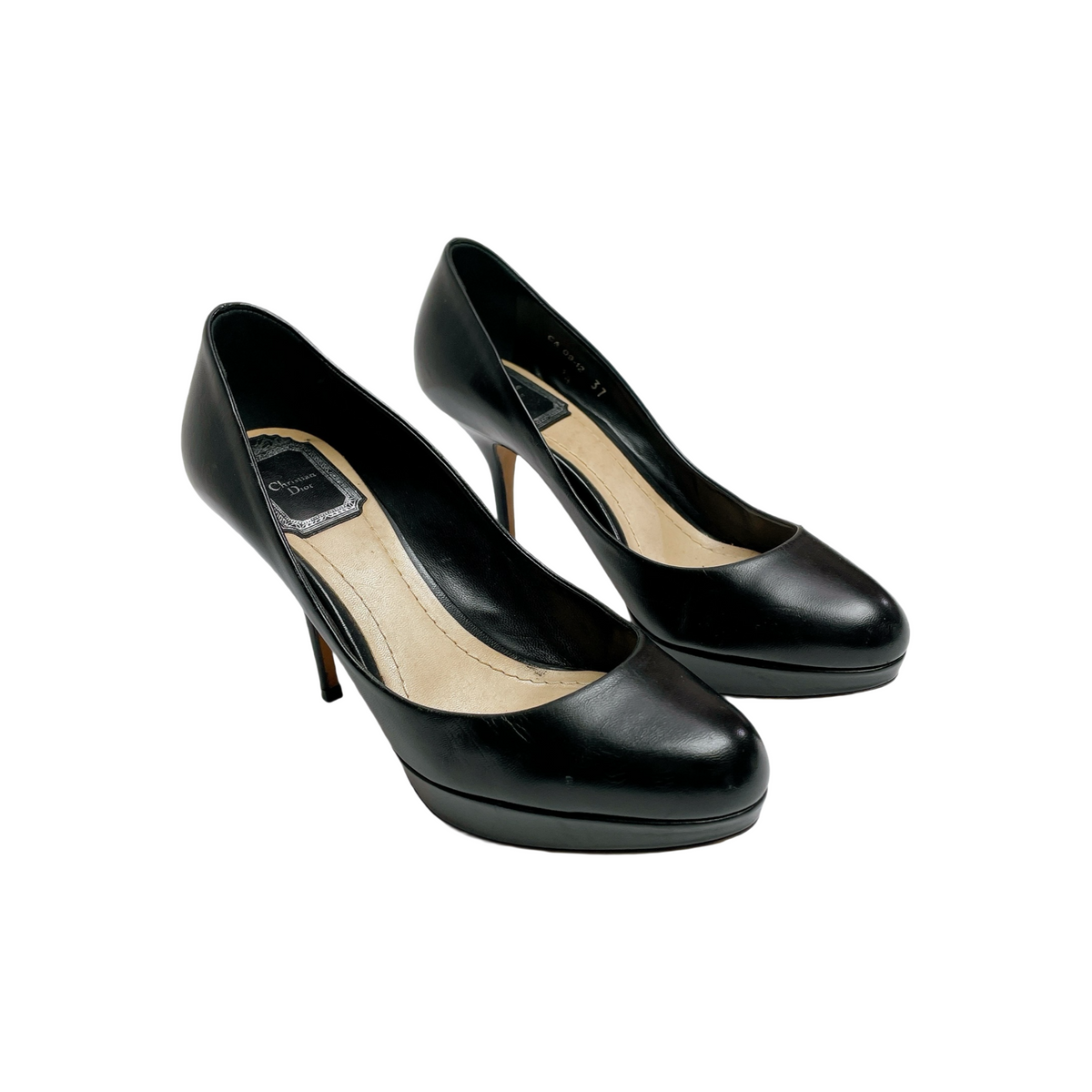 DIOR LEATHER PLATFORM PUMPS