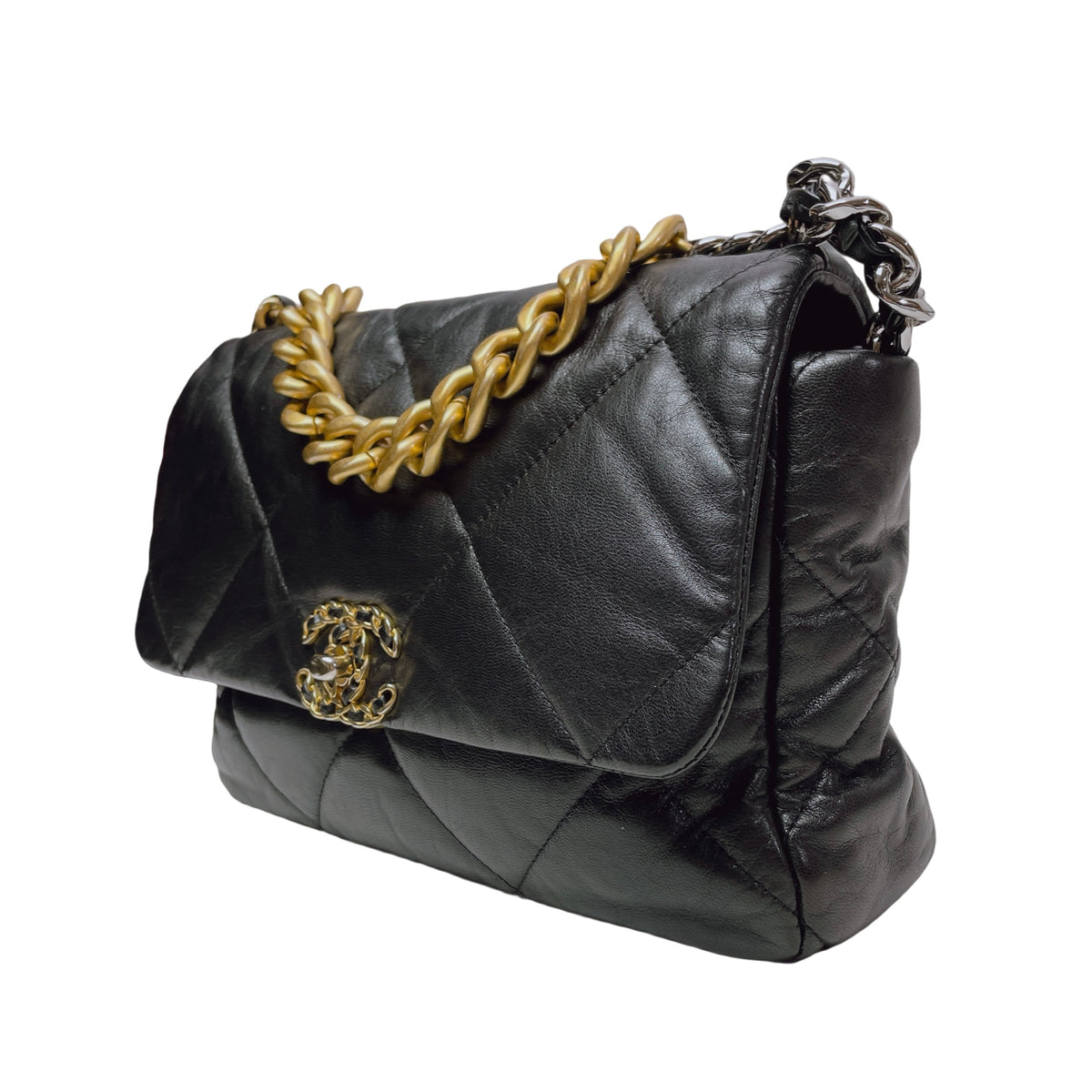 CHANEL 19 MEDIUM GHW
