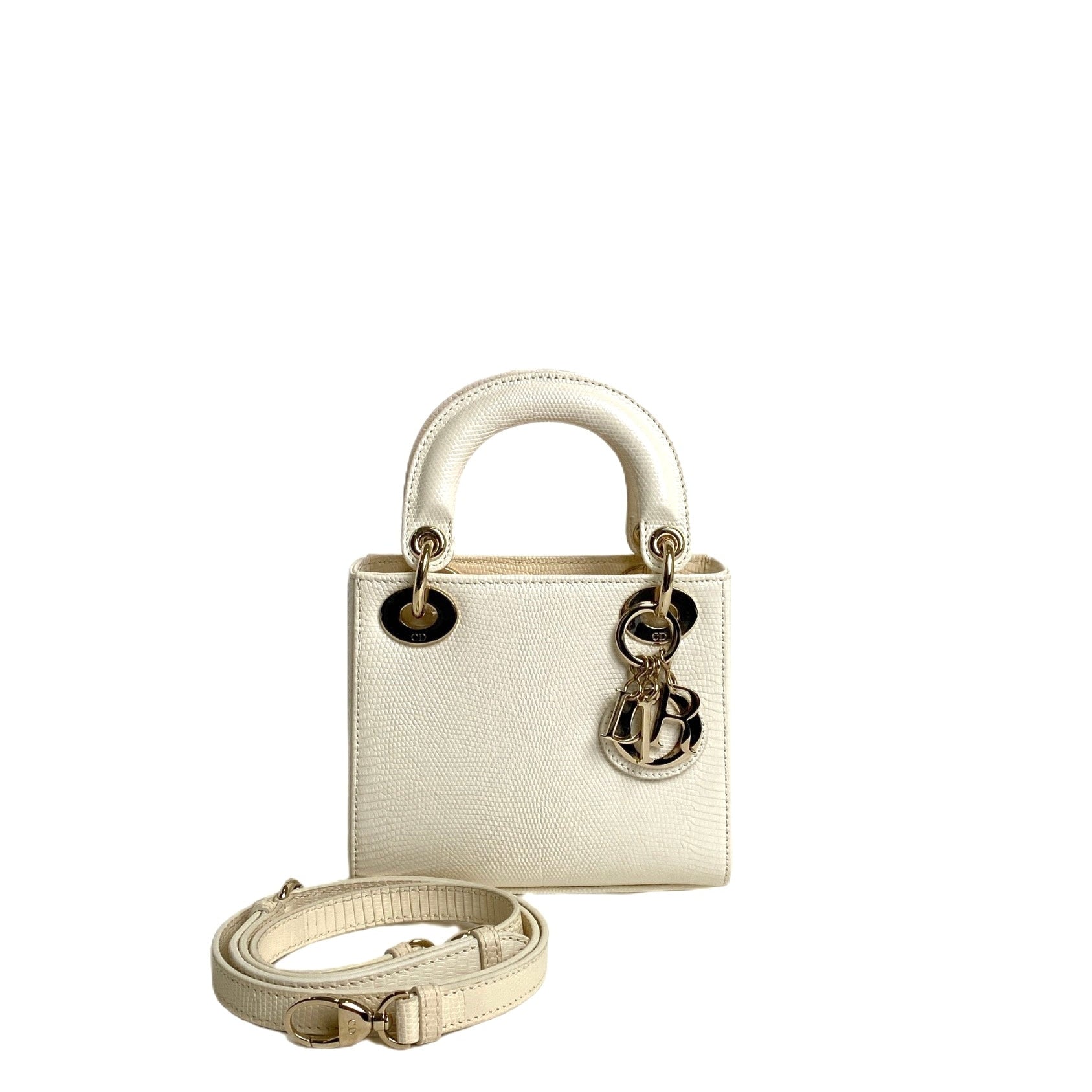 LADY DIOR MINI LIZARD LEATHER