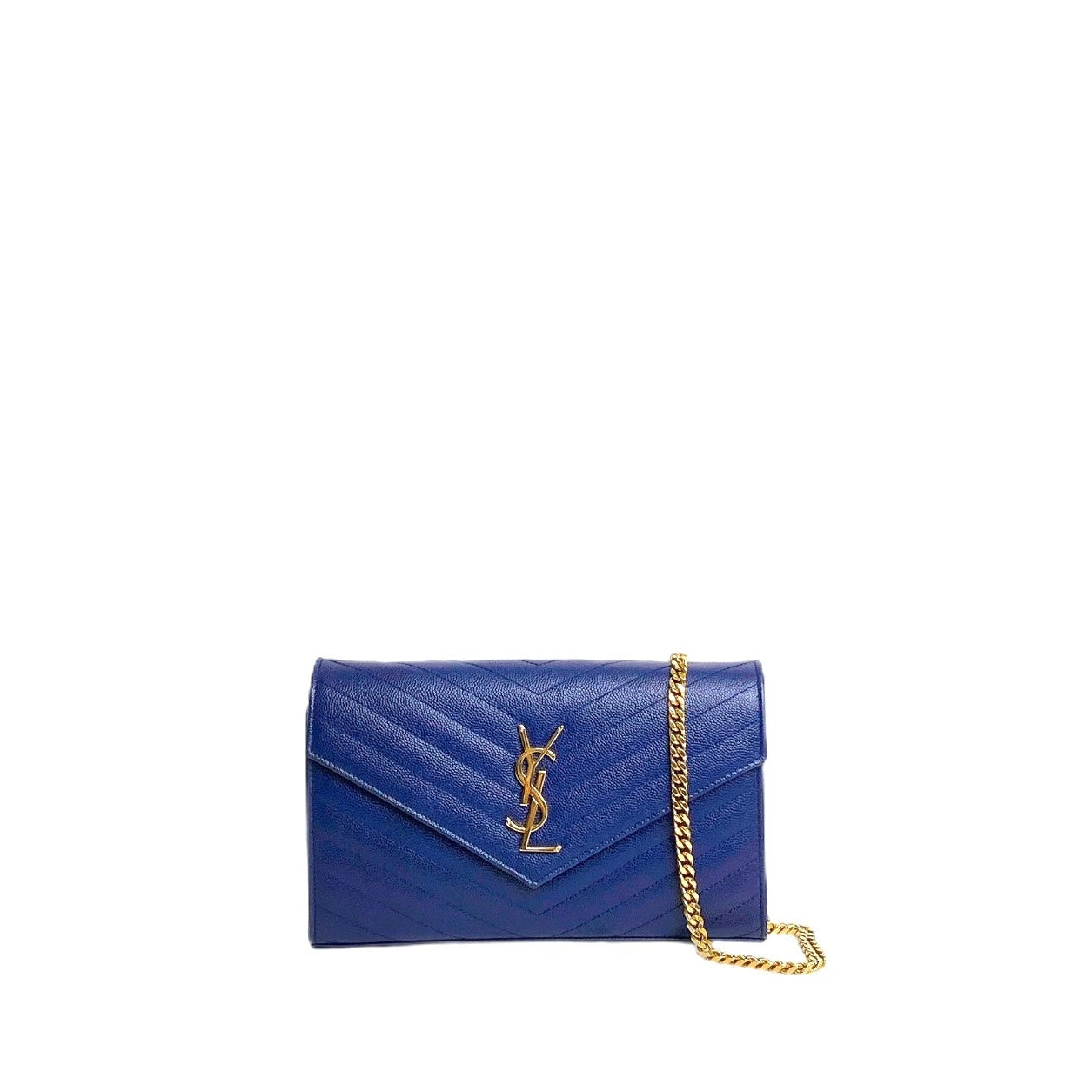 YSL WOC LARGE IN NAVY BLUE