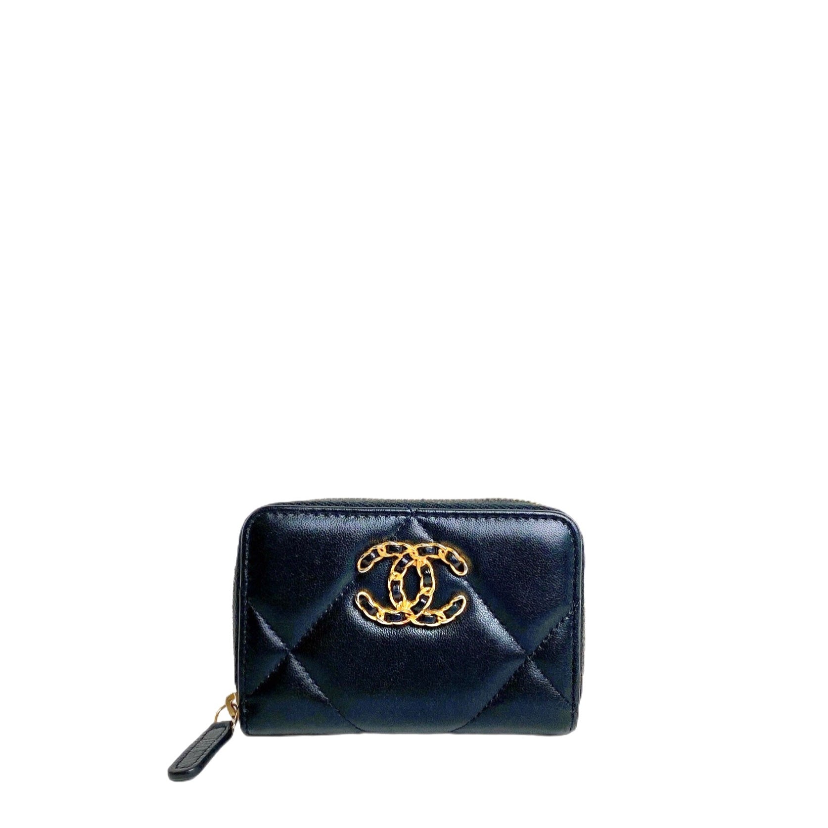 CHANEL 19 ZIPPY CARD HOLDER