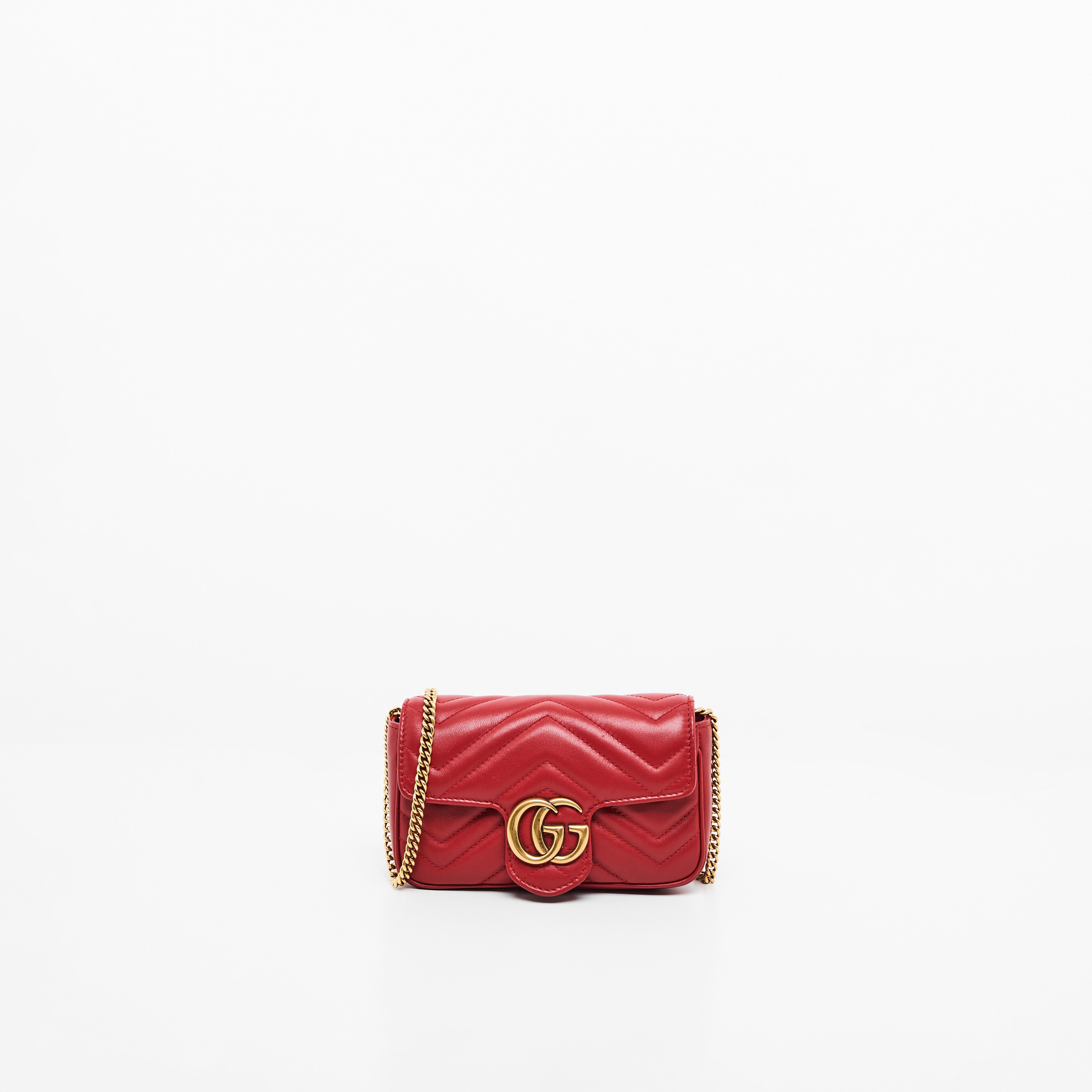 Gucci Marmont Super Mini in  Red