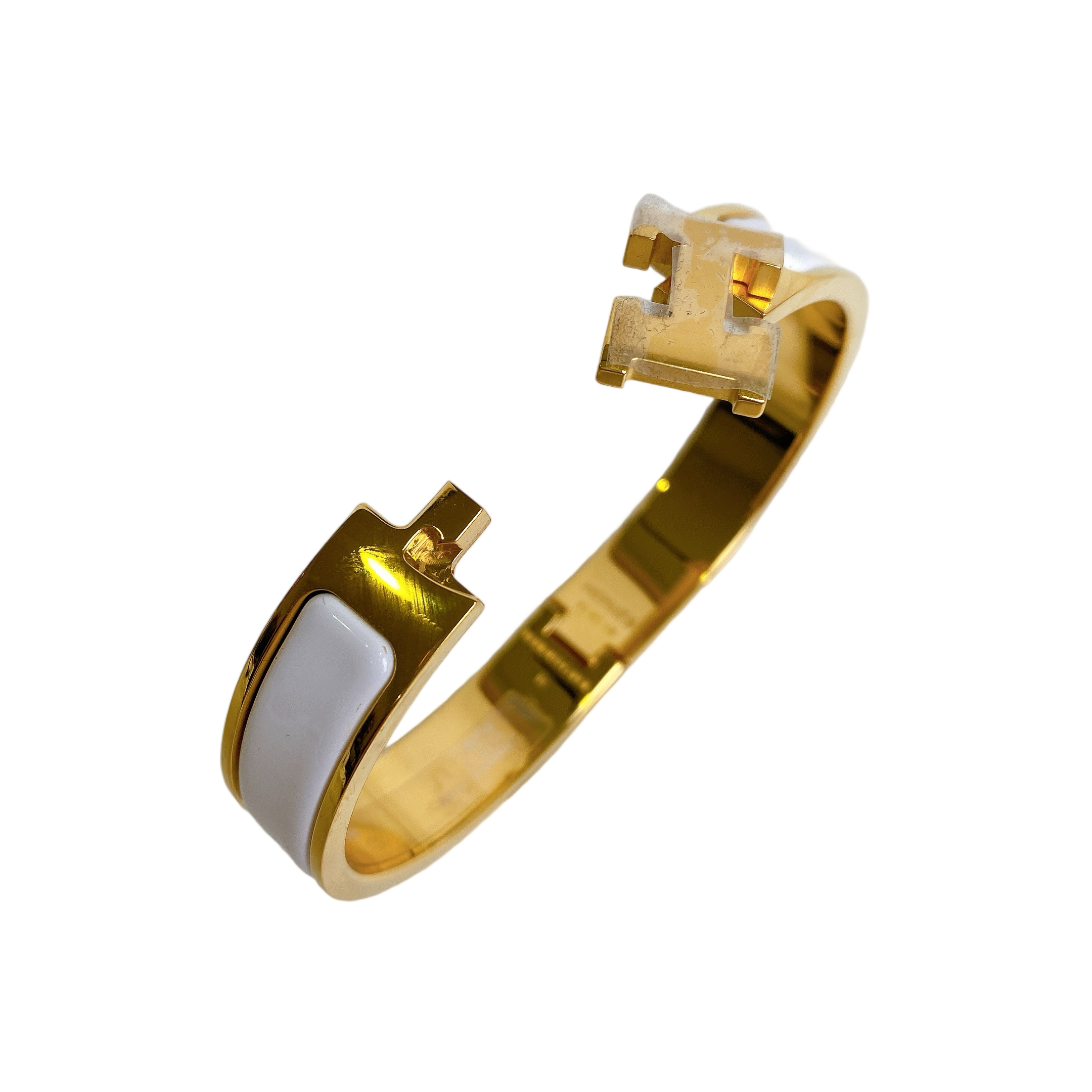 HERMEA BRACELET WHITE GHW