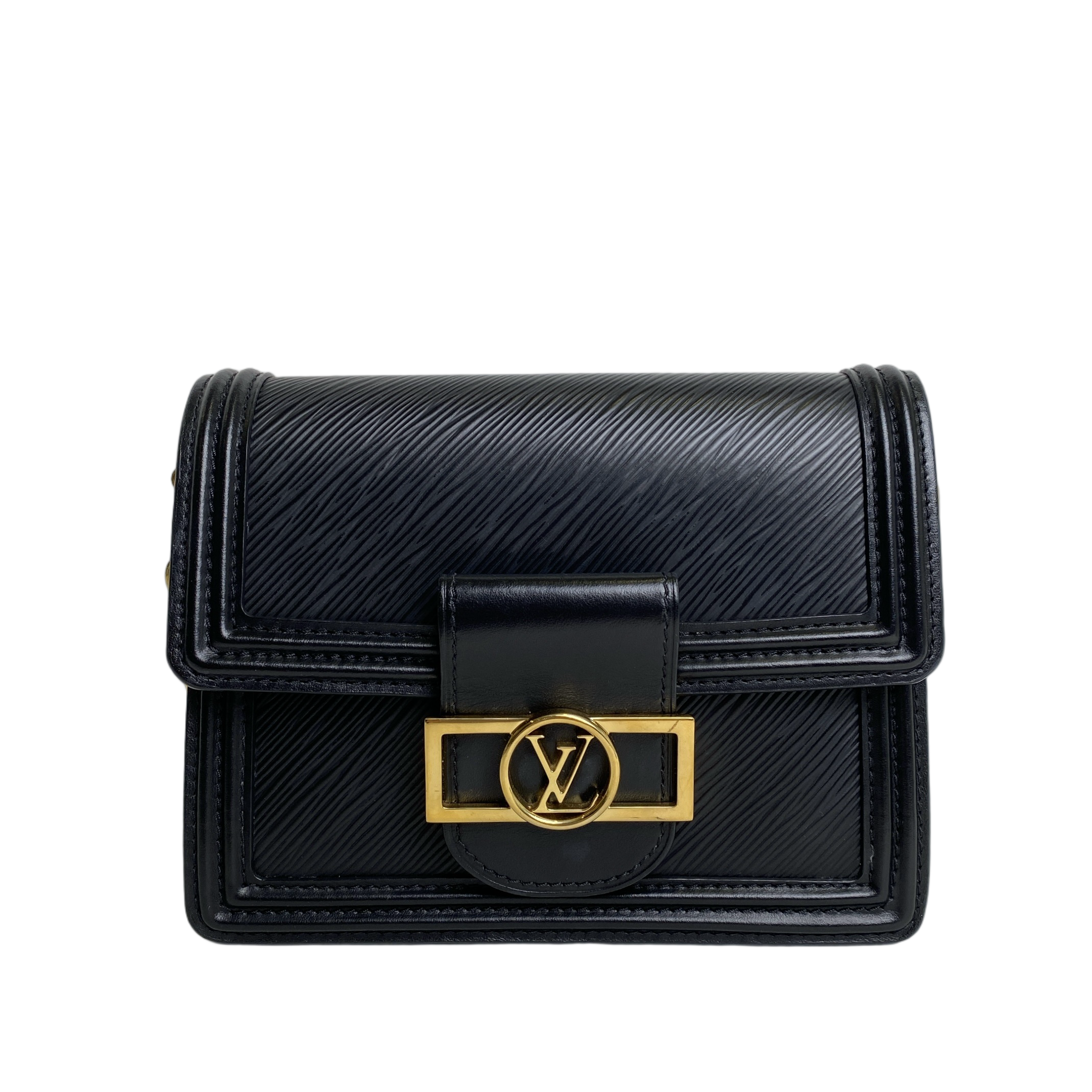 LV DAUPHINE EPI MINI IN BLACK