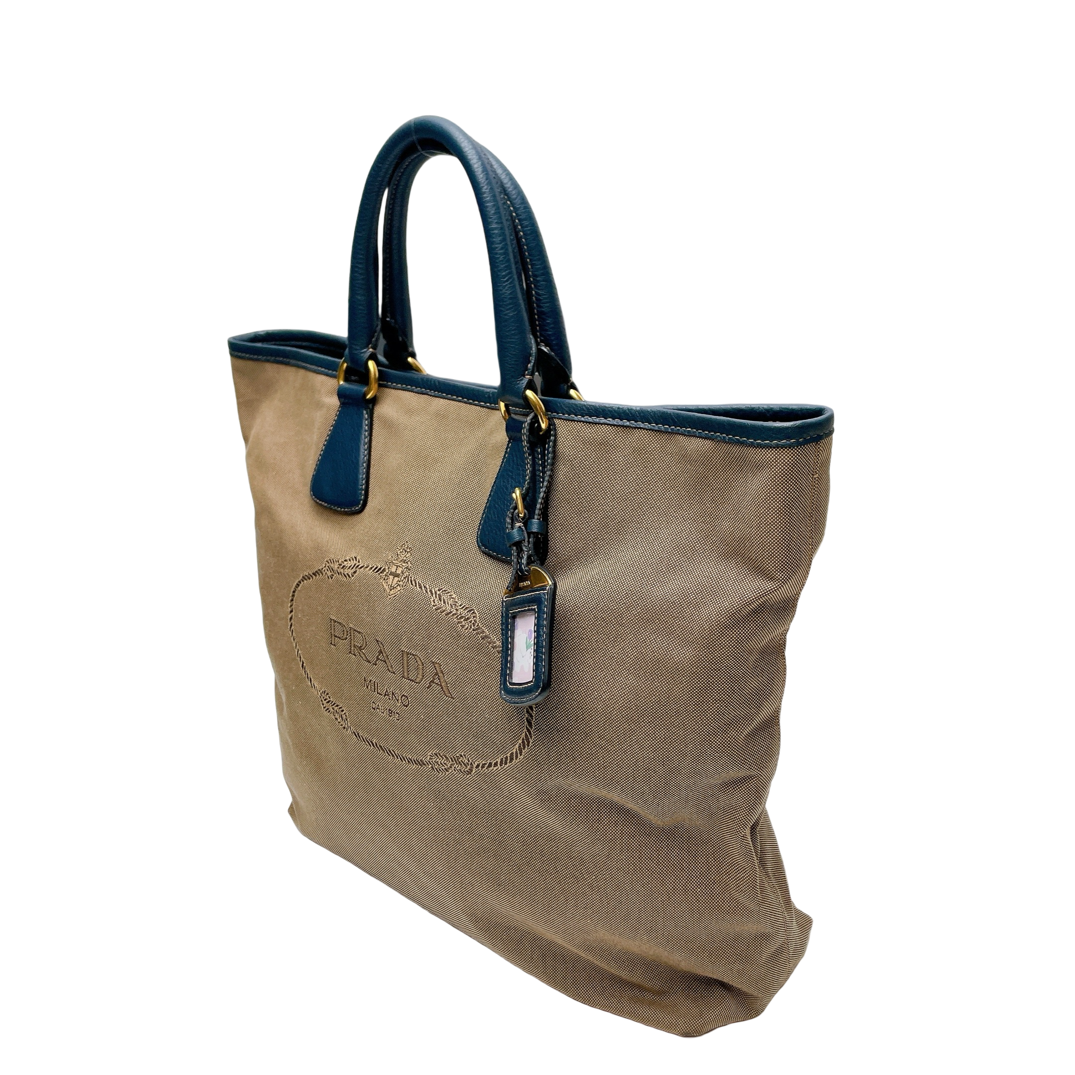 PRADA JACQUARD TOTE