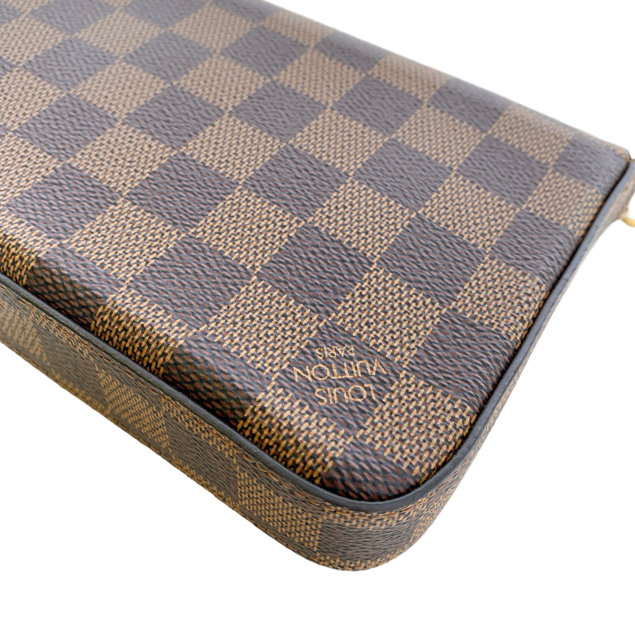 LV FELICIE POCHETTE IN DAMIER EBENE