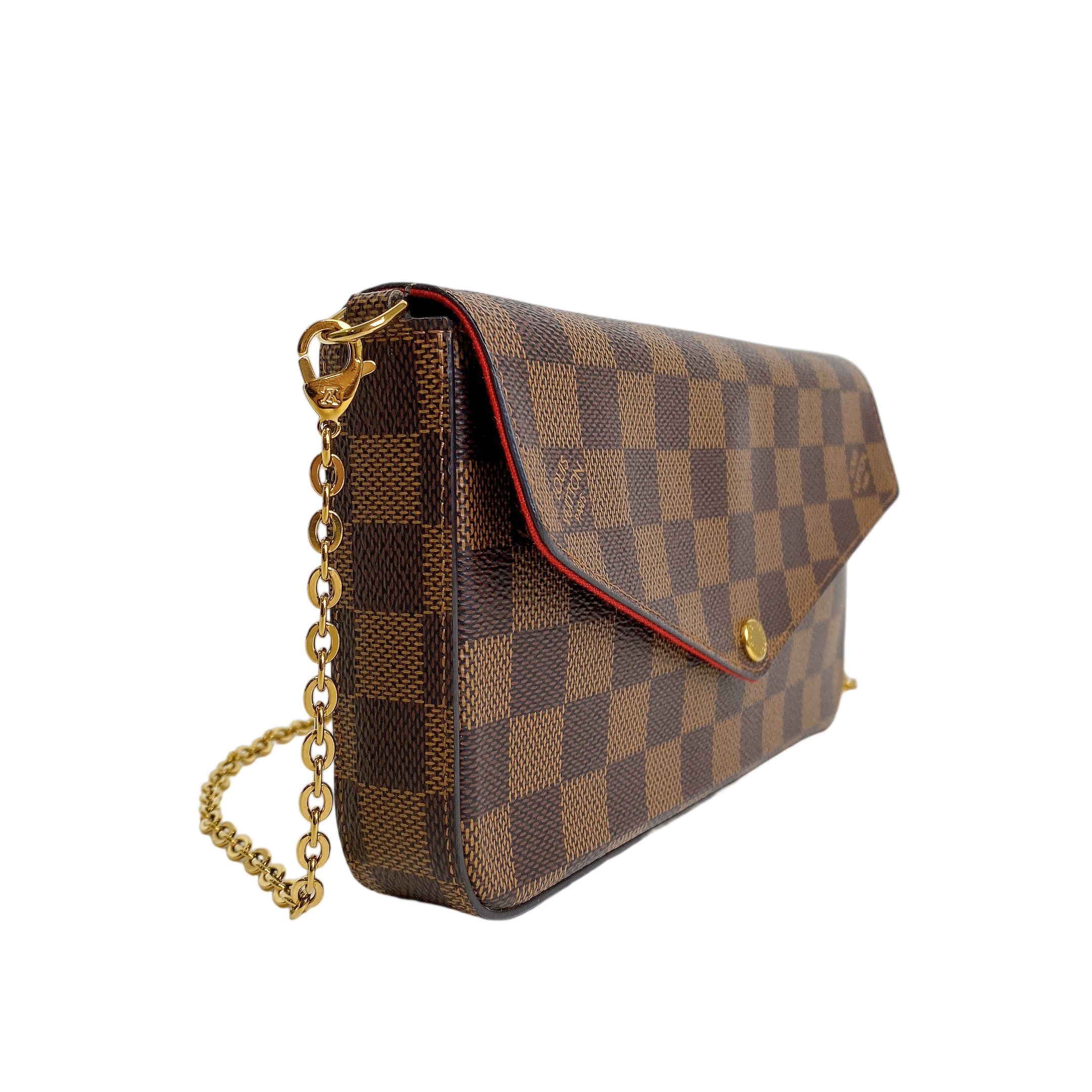 LV FELICIE POCHETTE IN DAMIER EBENE