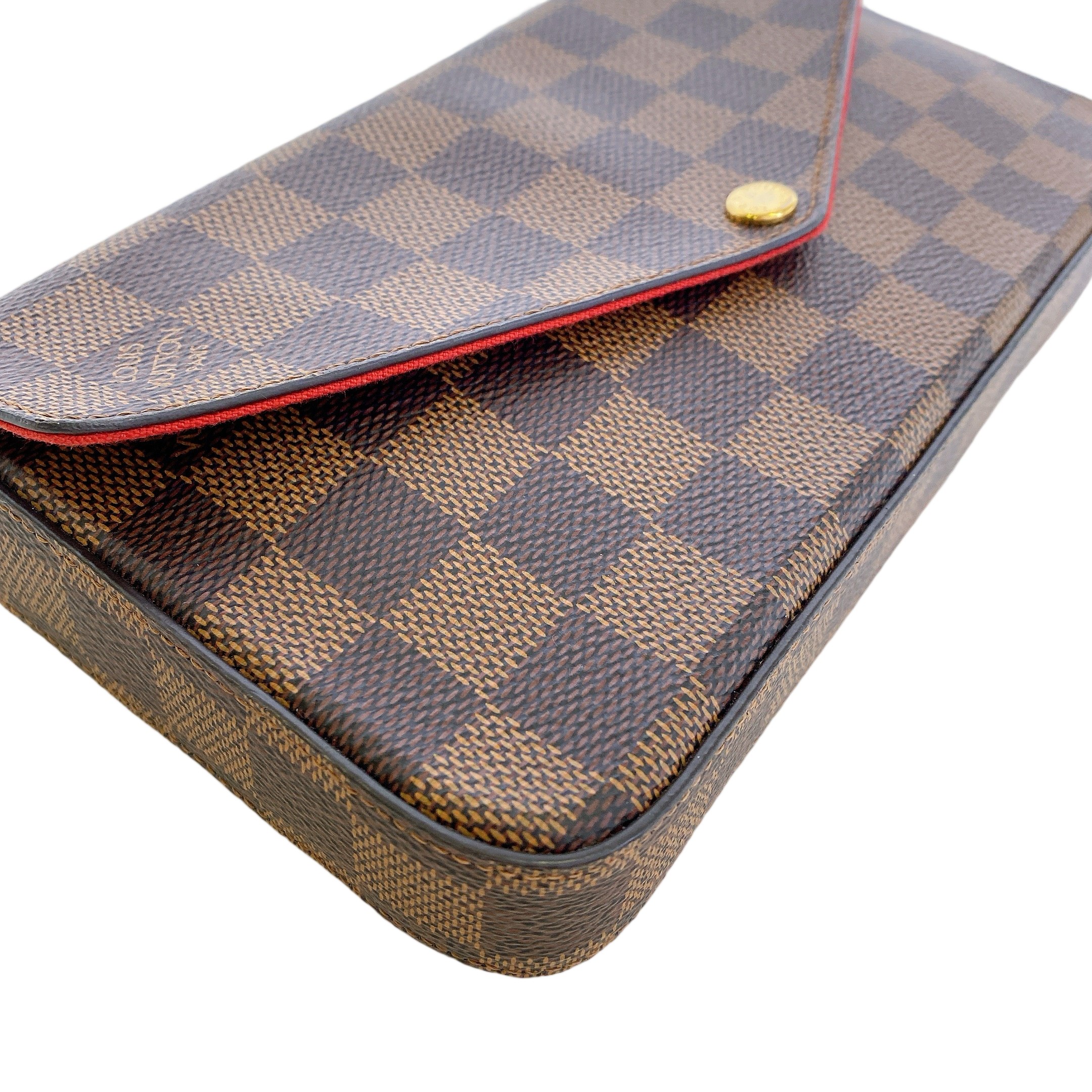 LV FELICIE POCHETTE IN DAMIER EBENE