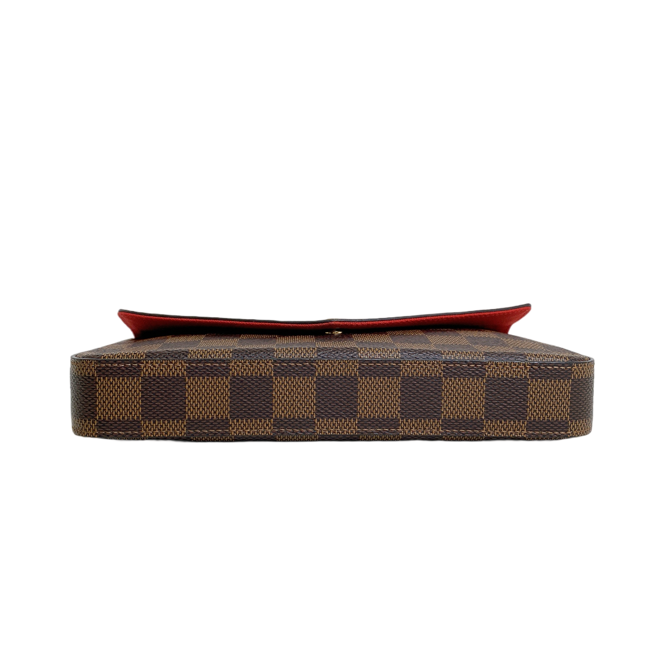 LV FELICIE POCHETTE IN DAMIER EBENE