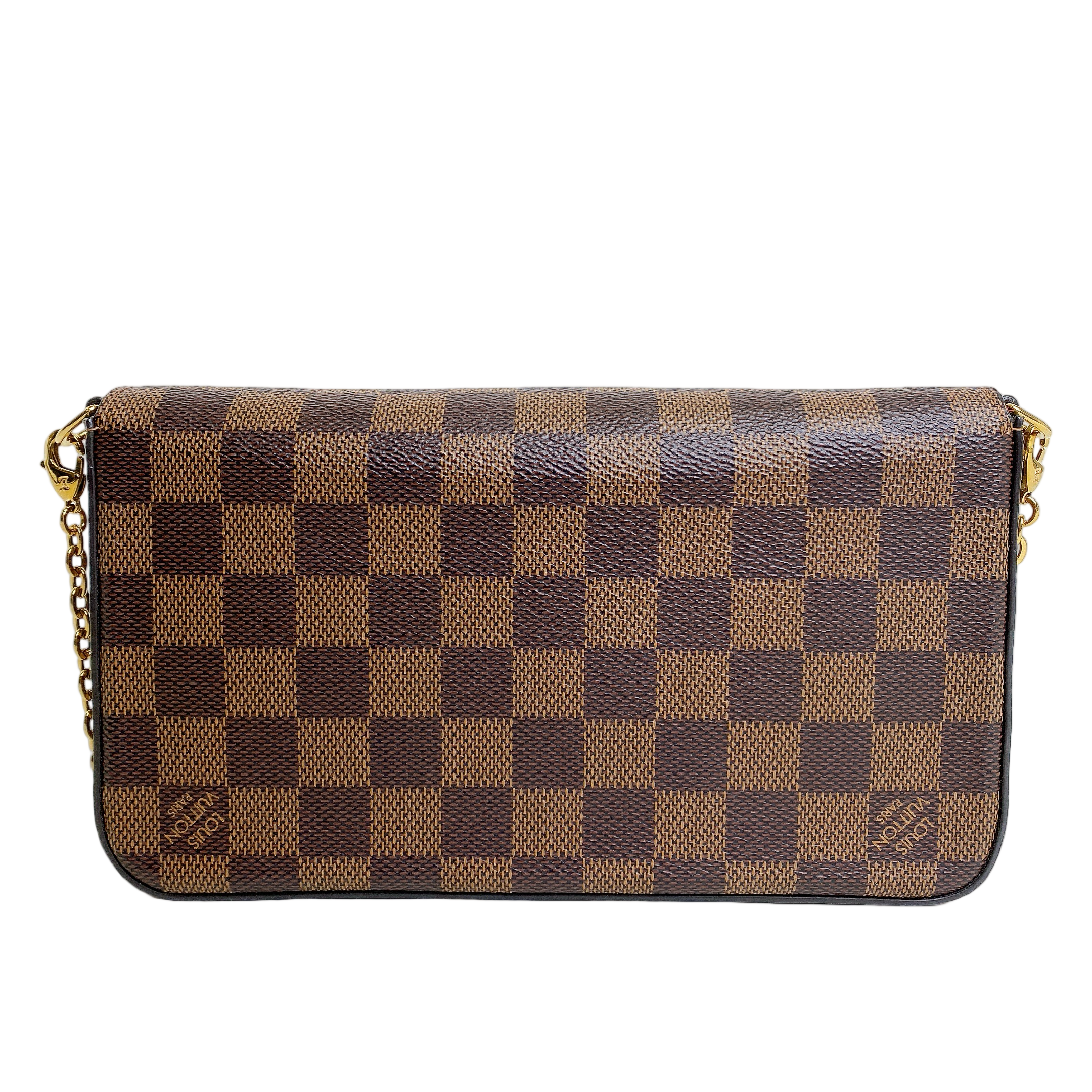 LV FELICIE POCHETTE IN DAMIER EBENE