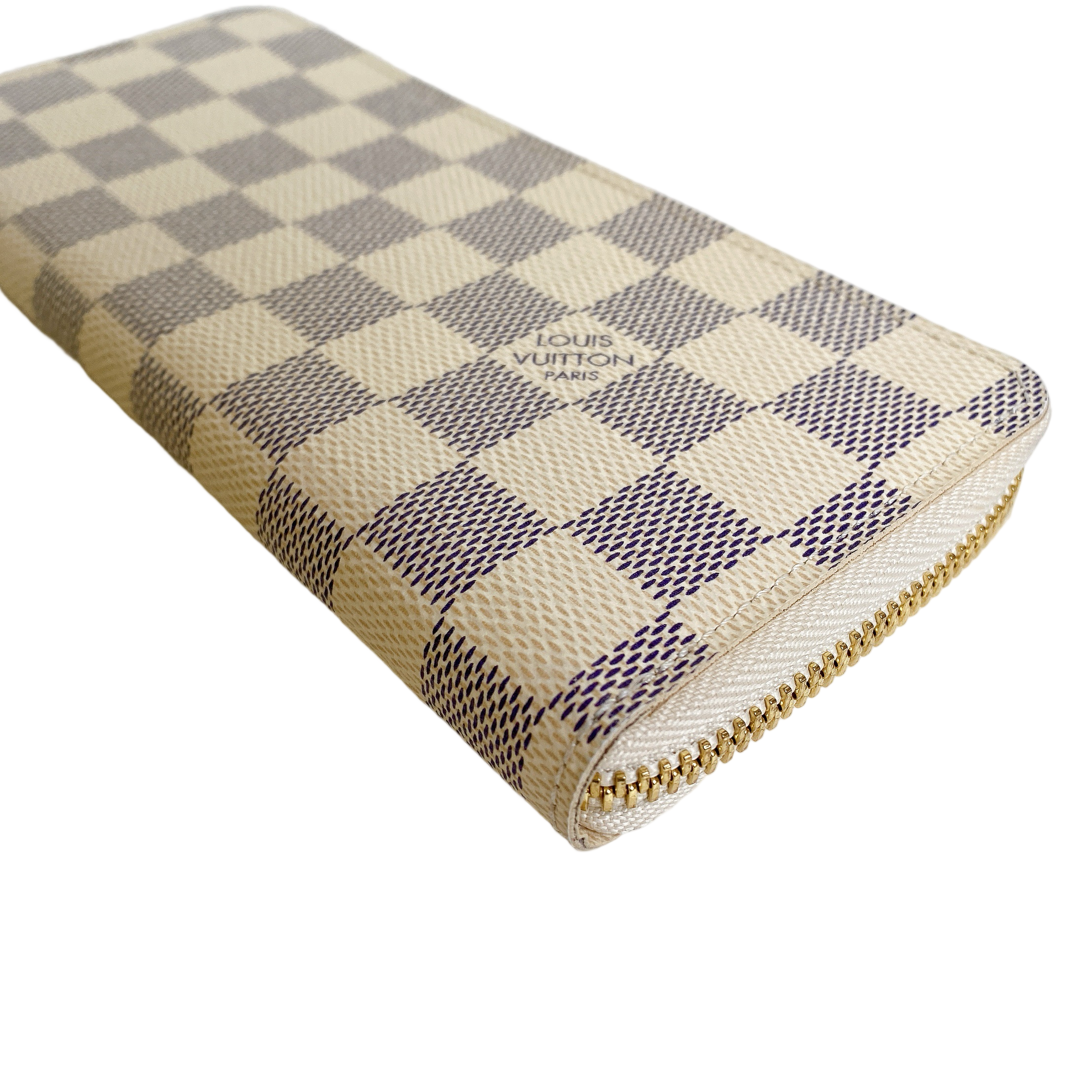 LV ZIPPY WALLET DAMIER AZUR