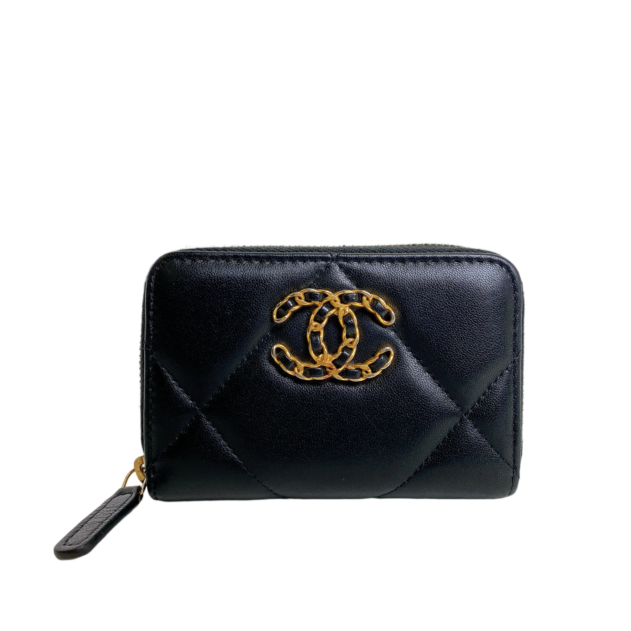 CHANEL 19 ZIPPY CARD HOLDER