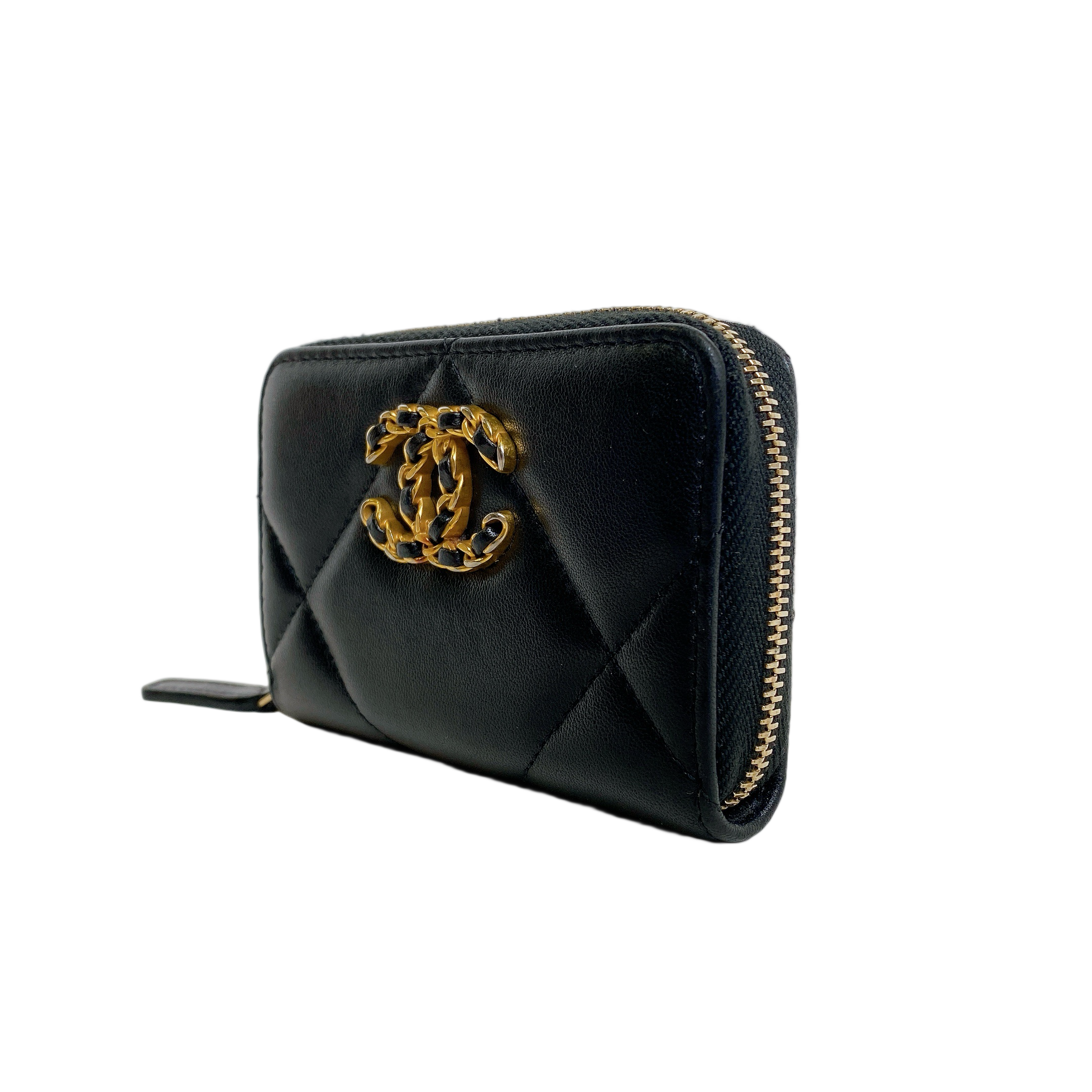 CHANEL 19 ZIPPY CARD HOLDER