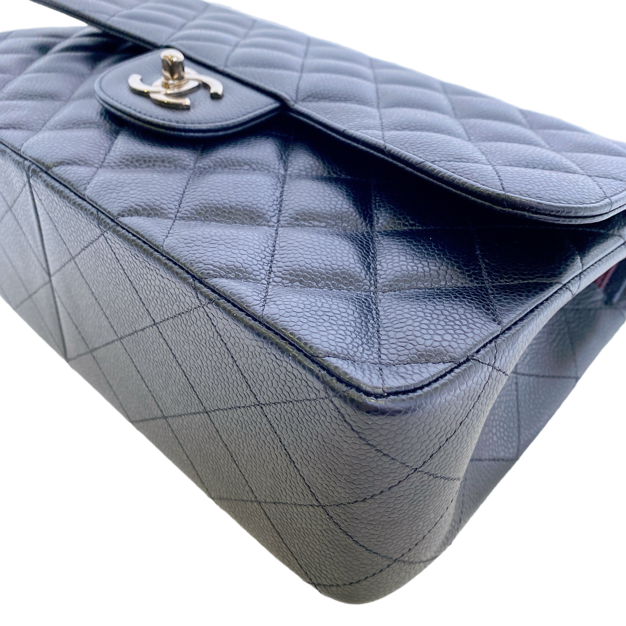 CHANEL CLASSIC JUMBO CAVIAR SHW