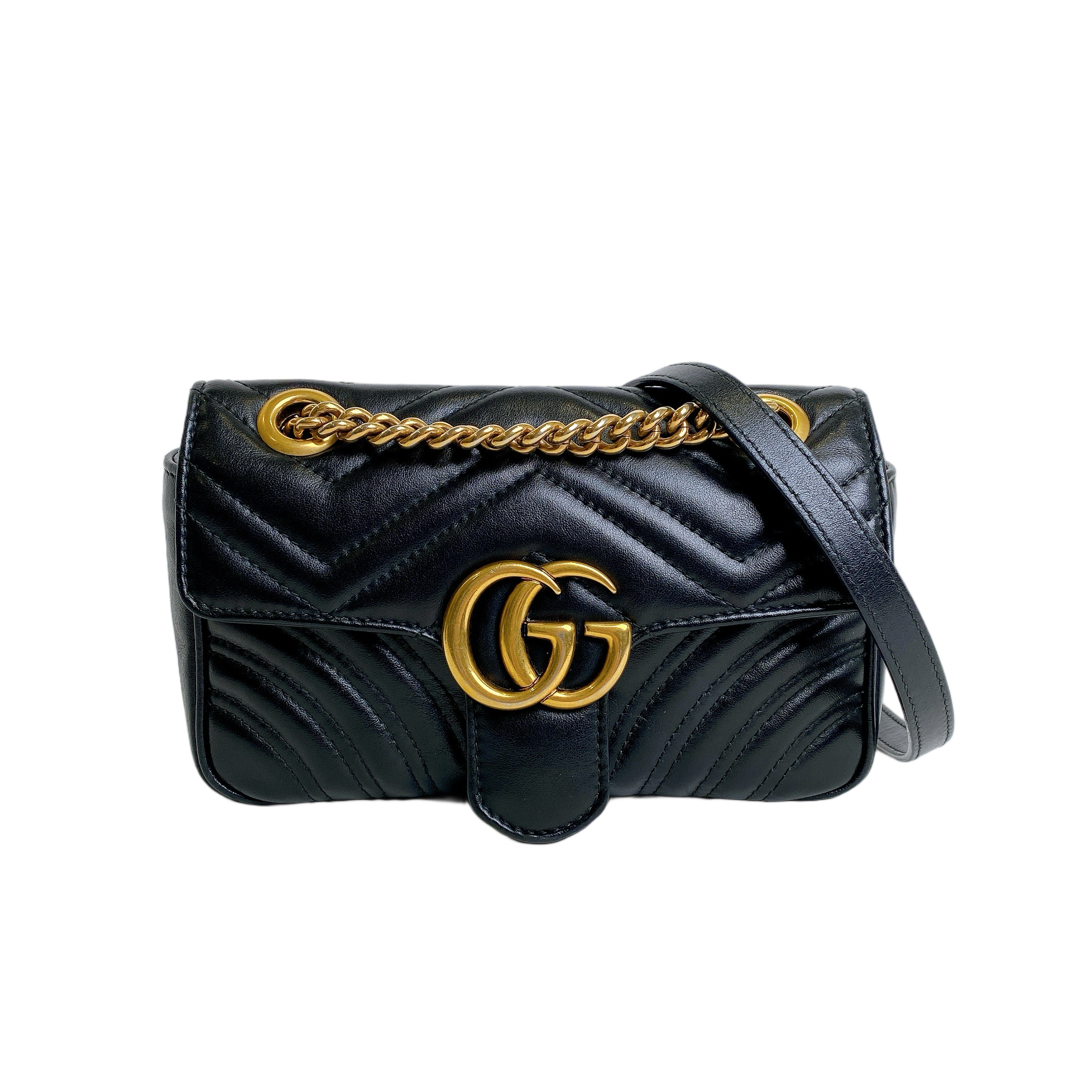 GUCCI MARMONT MINI IN BLACK